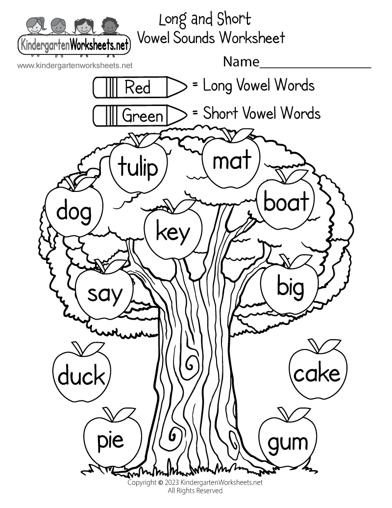 Long And Short Vowel Sounds Worksheet Free Printable Digital amp PDF