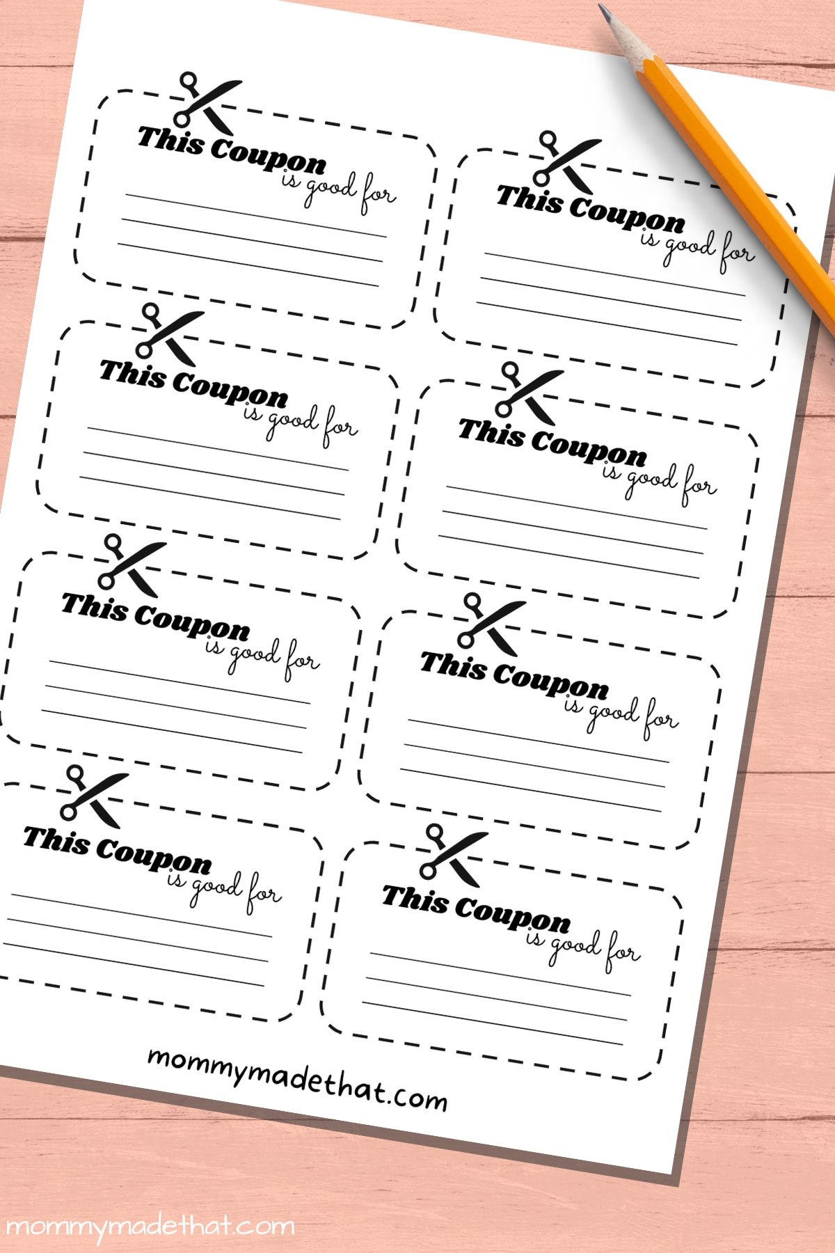 Printable Coupon Template Free