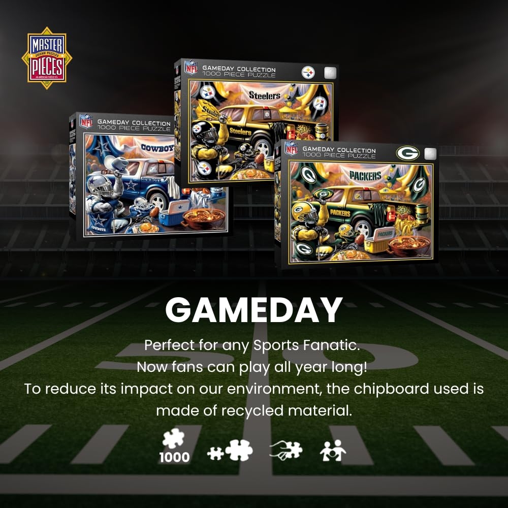 Masterpieces 1000 teiliges Puzzle F r Erwachsene NFL 