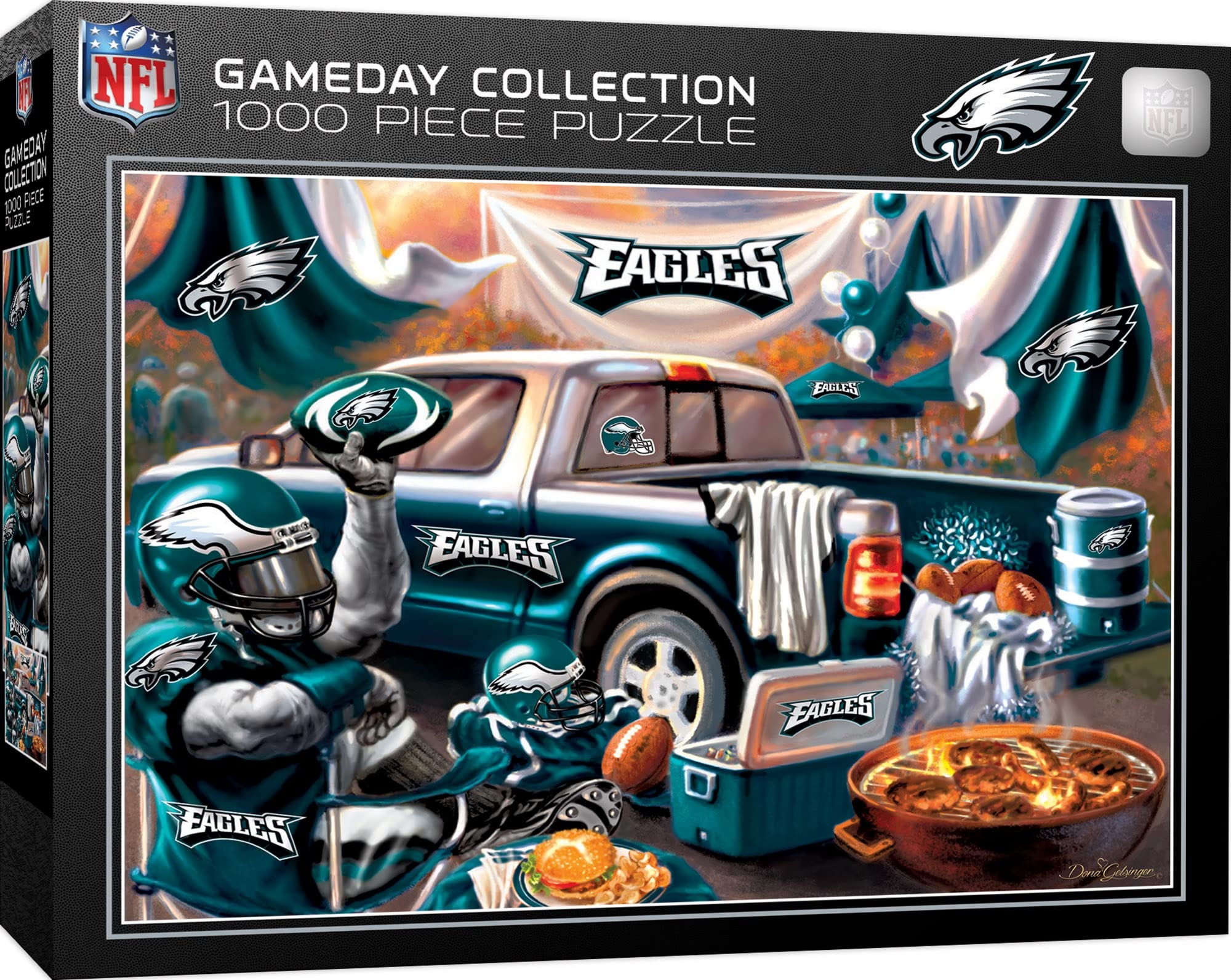 Masterpieces 1000 teiliges Puzzle F r Erwachsene NFL 