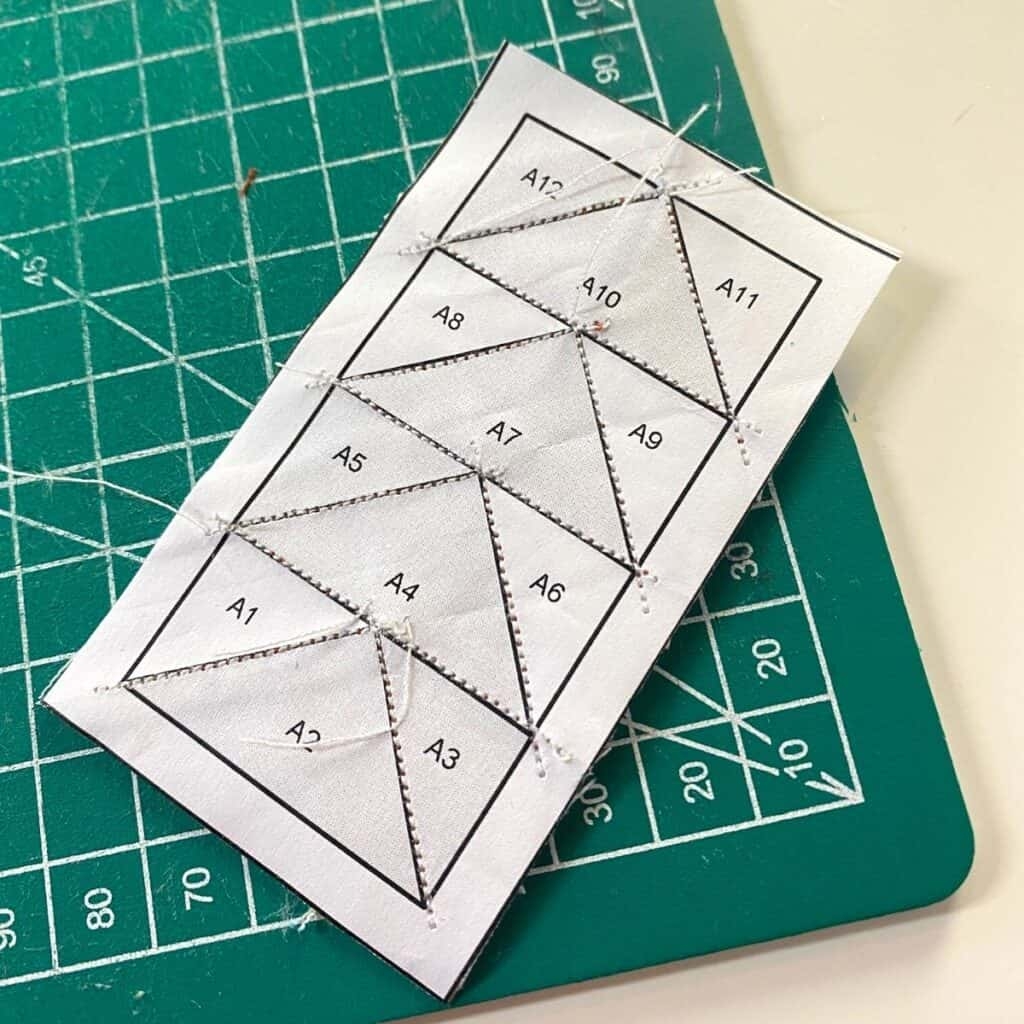 Mini Flying Geese Free Foundation Paper Piecing Pattern amp Tutorial