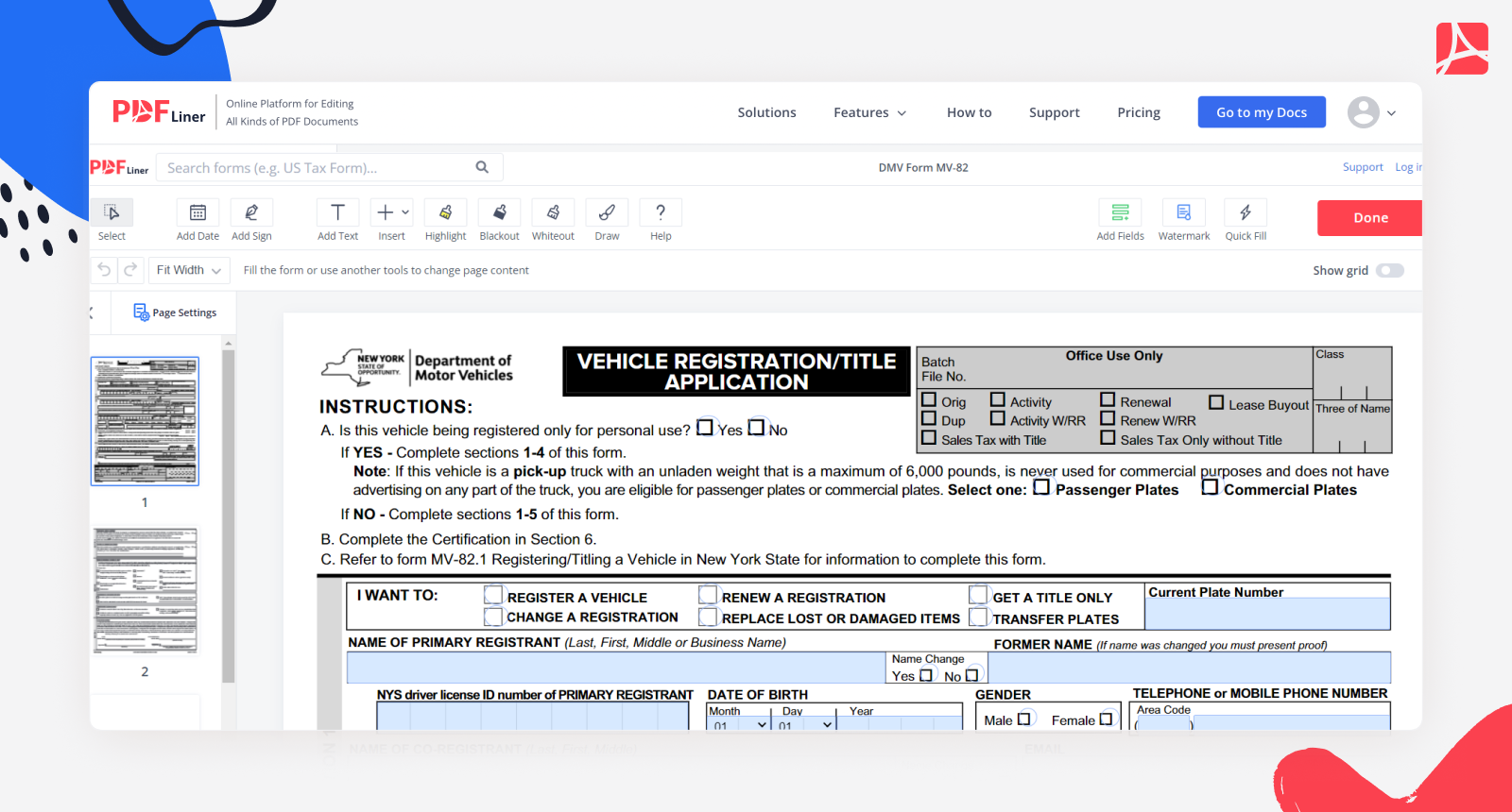 Mv 82 Form Printable Www lx iriss uk