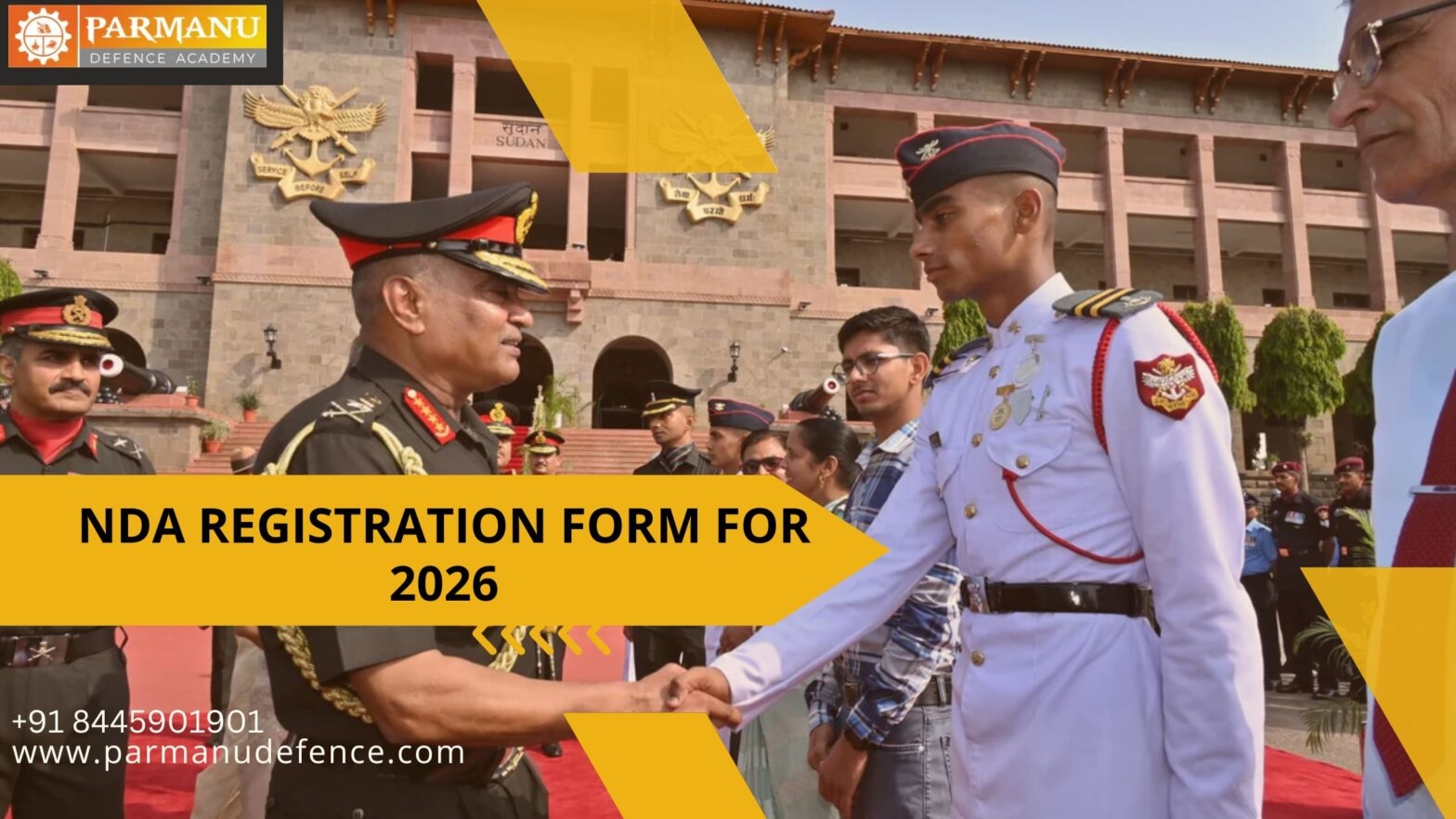 nda registration form registration fees and last date to apply