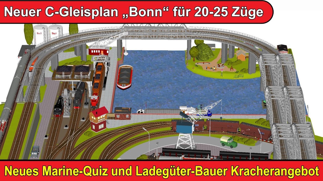 Neuer M rklin C Gleisplan Bonn F r Bis Zu 25 Z ge Und Neues Marine Quiz