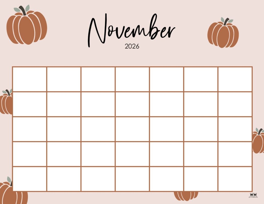 November 2026 Calendars 123 FREE Printables Printabulls November 2026 Calendars 123 FREE Printables Printabulls