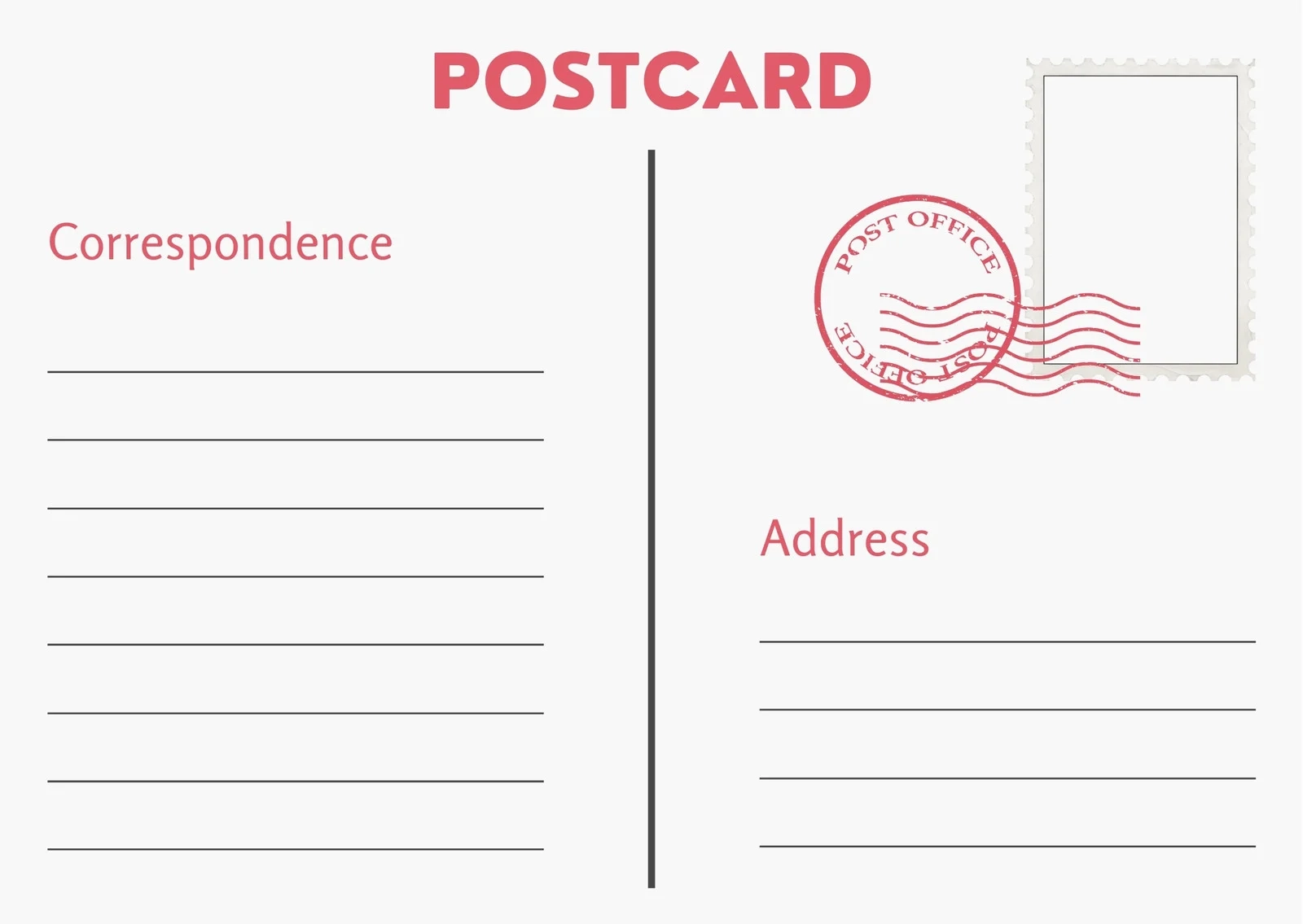 Page 5 Free Printable Customizable Photo Postcard Templates Canva