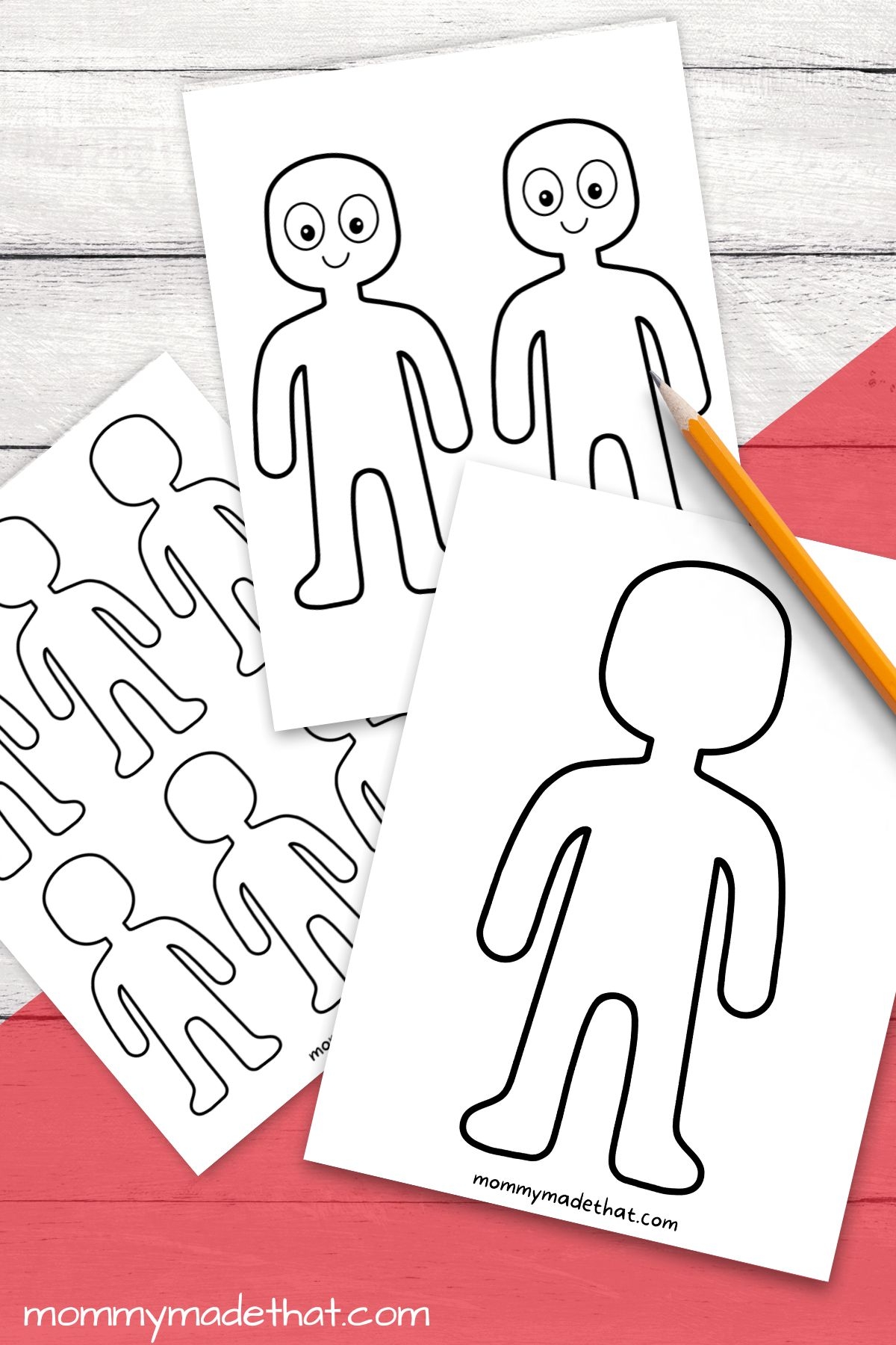 Person Outline And Templates Lots Of Free Printables 