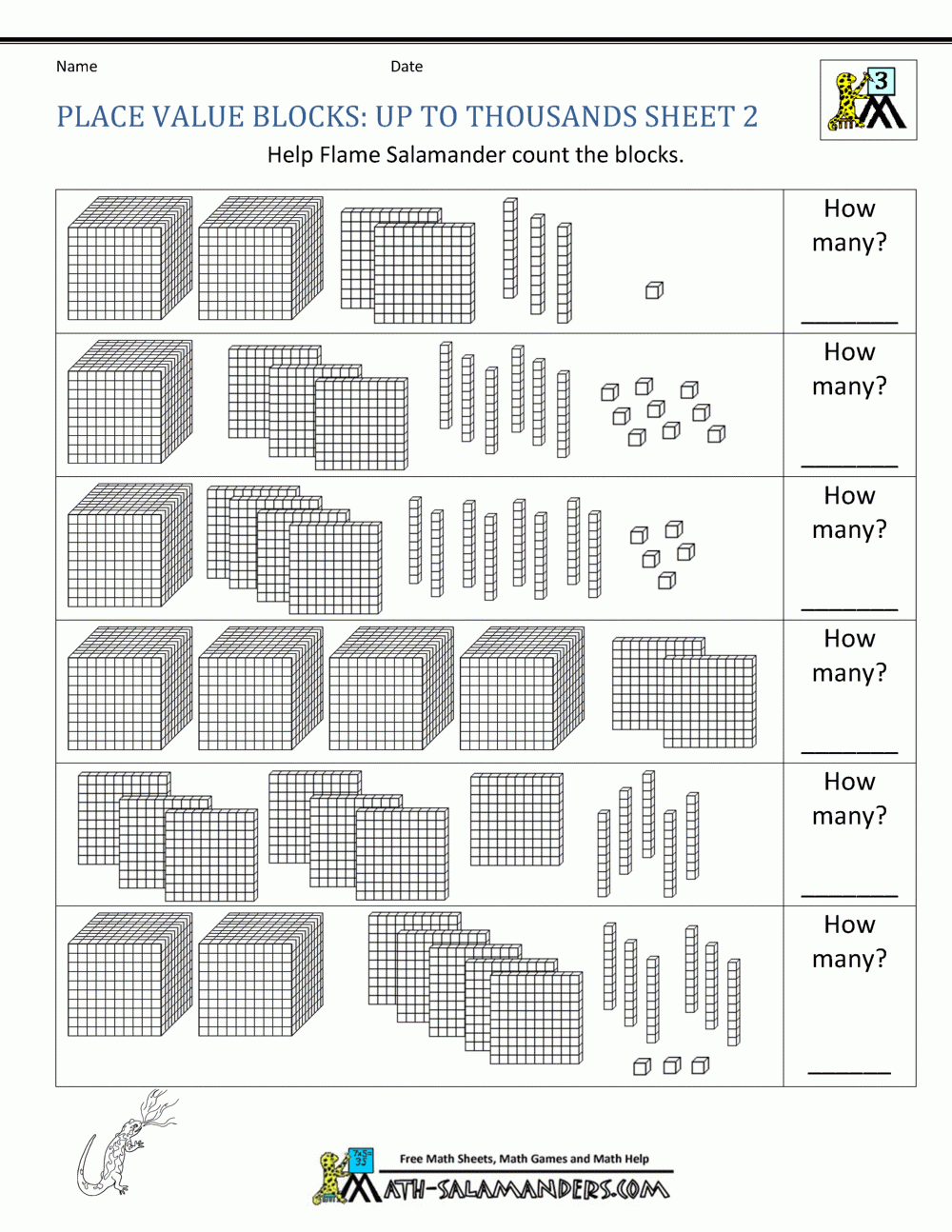 Place Value Worksheets 3rd Grade