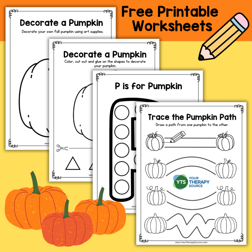 Preschool Pumpkin Worksheets Free Printable Packet Your 