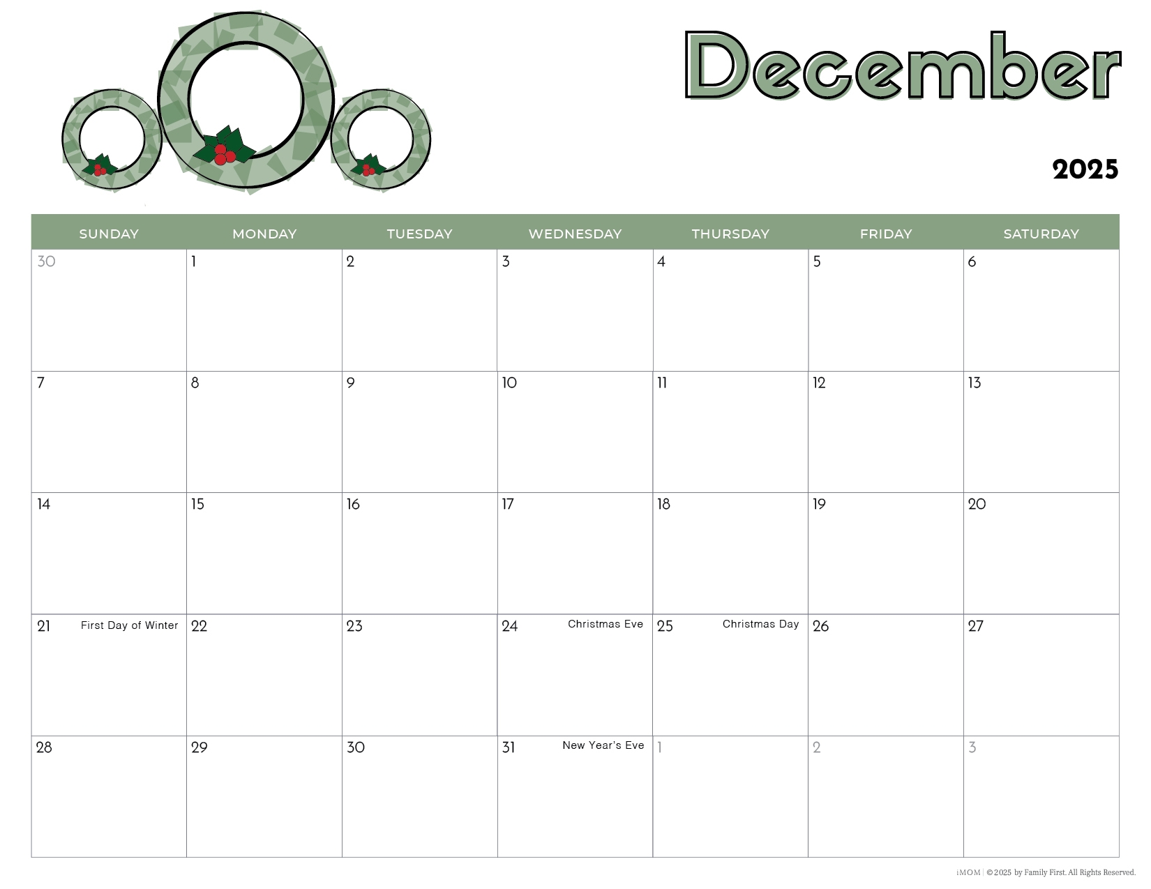 Printable Calendars For Kids2025 2026 Printable Calendars For Kids 