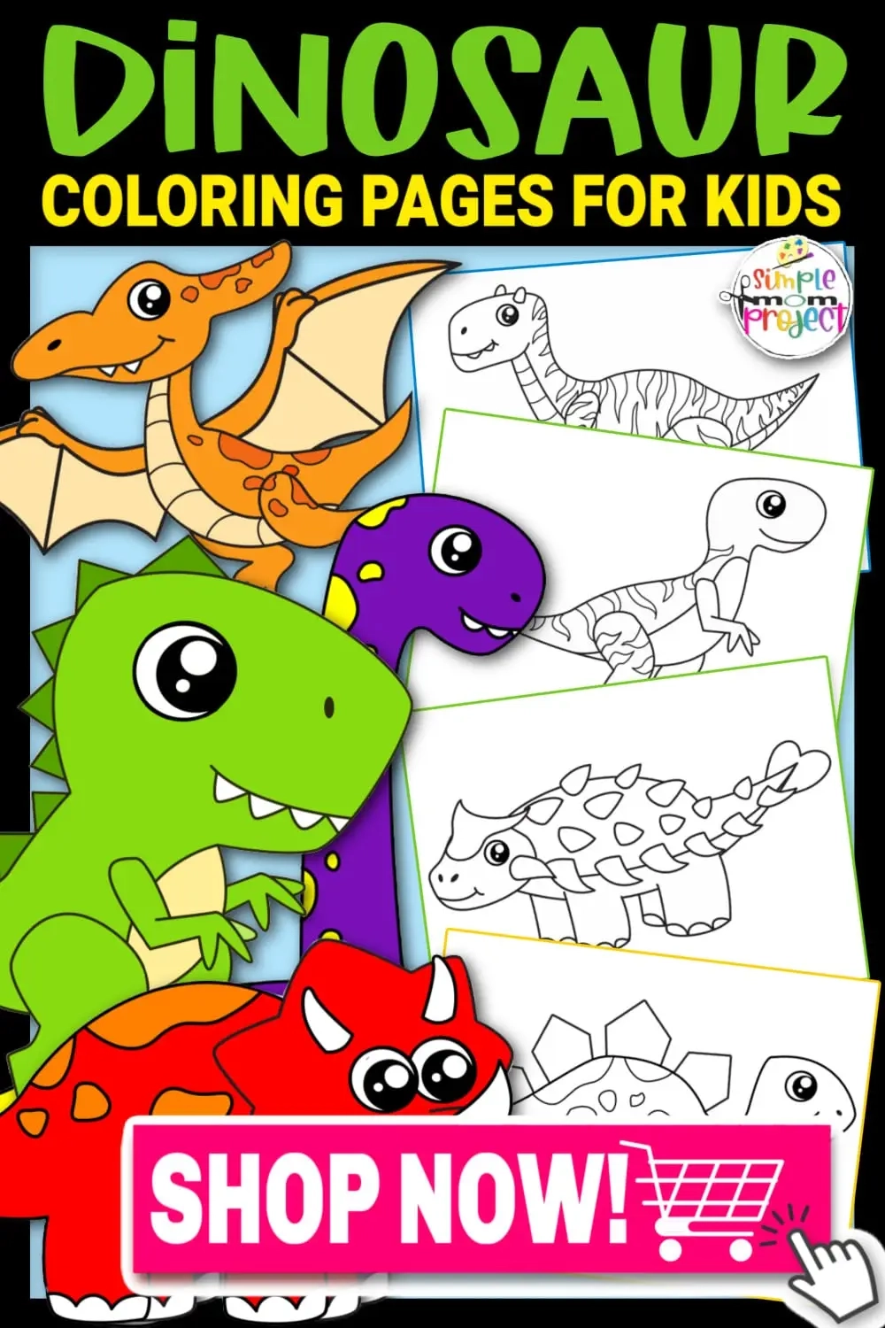 Printable Dinosaur Templates Simple Mom Project