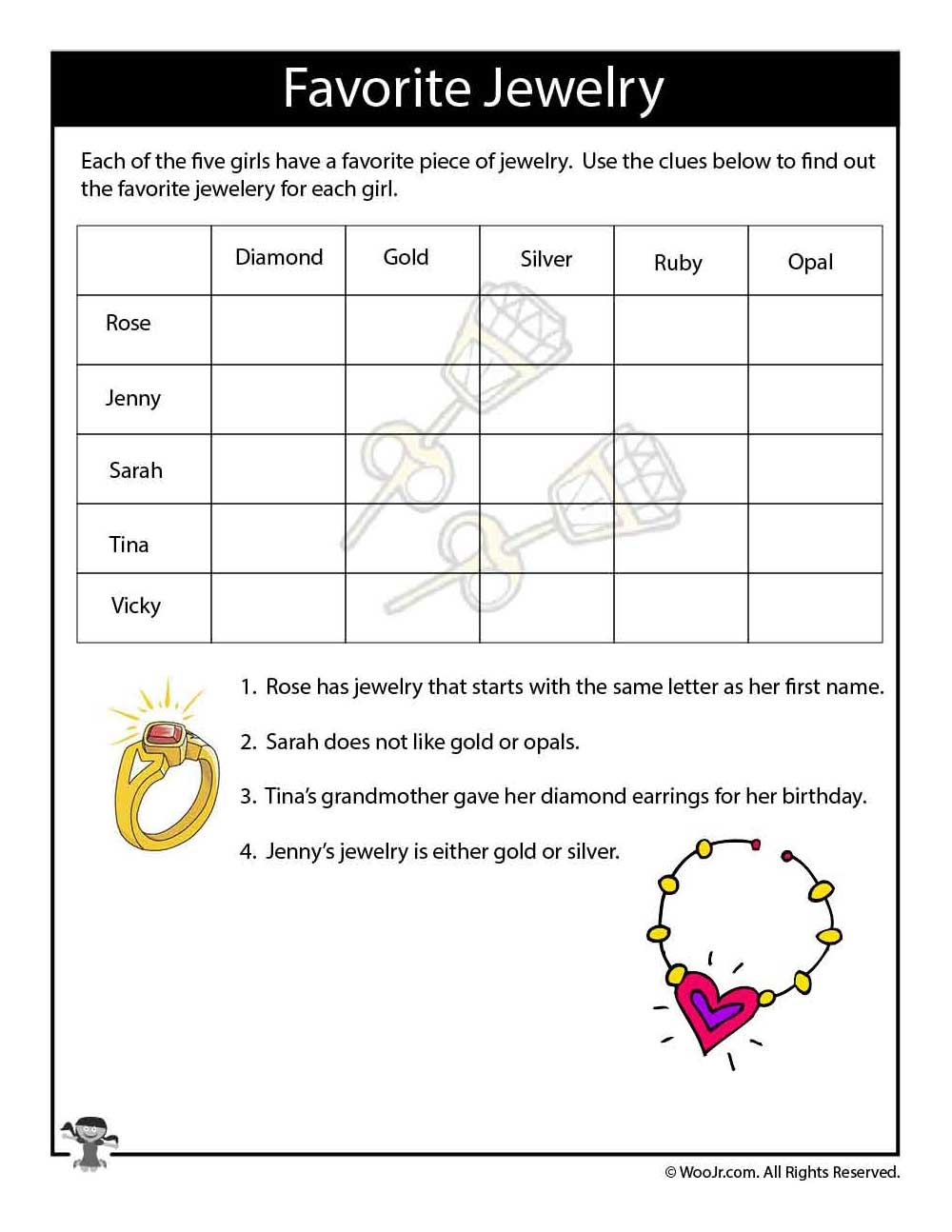 Mind Puzzles For Kids Printable