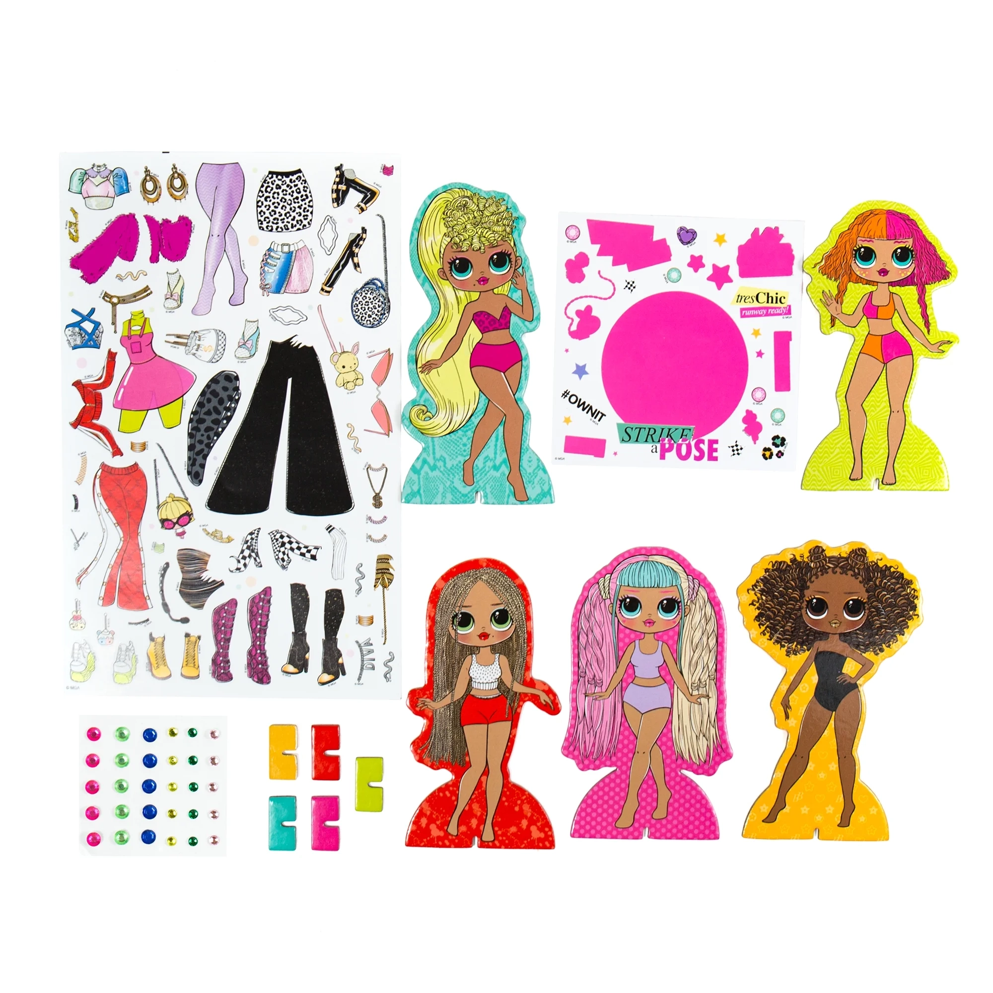 Printable Lol Surprise Template Cut Out Lol Paper Dolls Fun Cut Out 