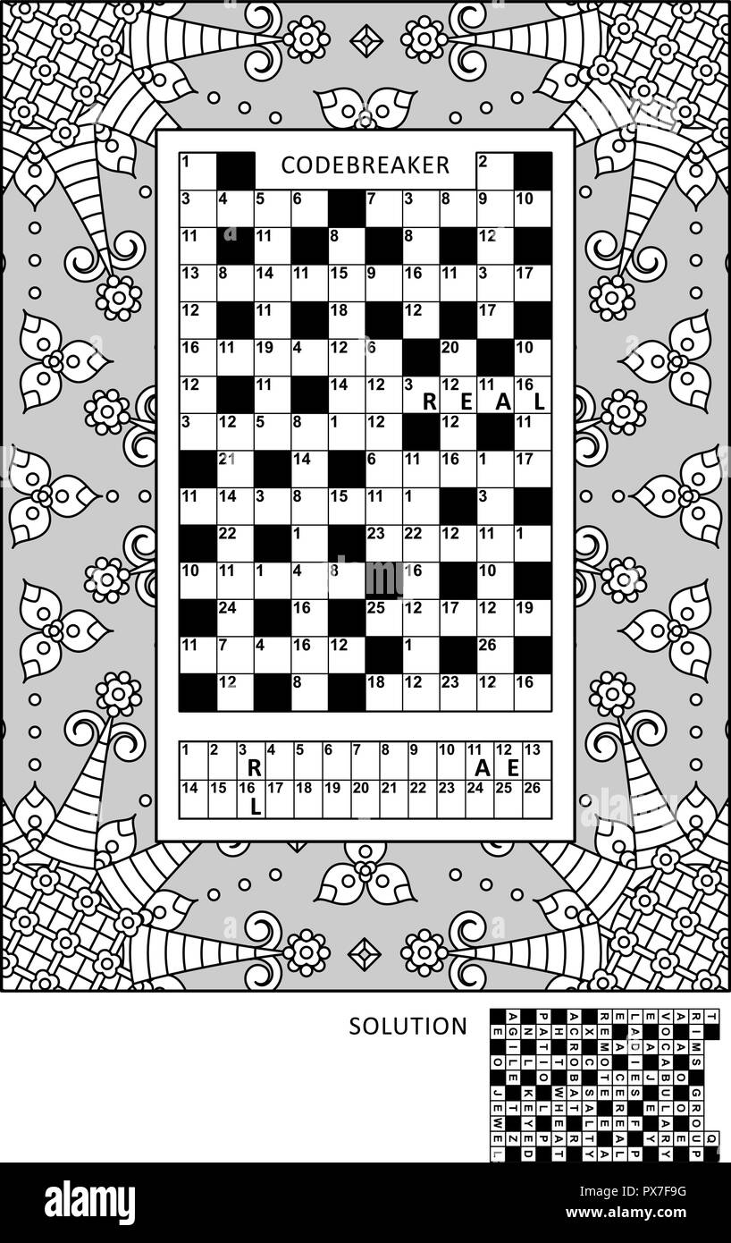 Printable Codeword Puzzles Free