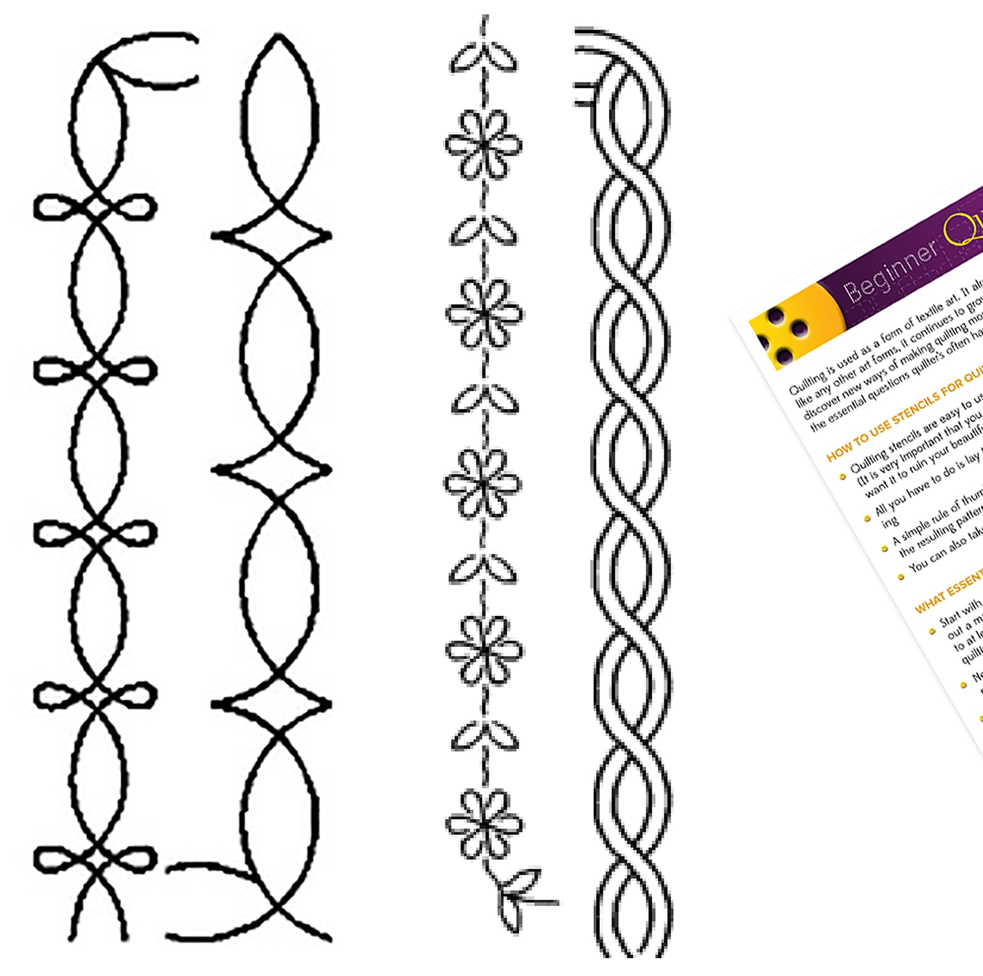 Quilting Creations Machine And Hand Quilting Stencils 2 Quilting 