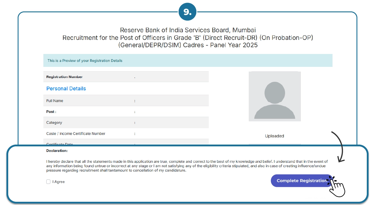 Rbi Grade B Application Form 2026 Eligibility