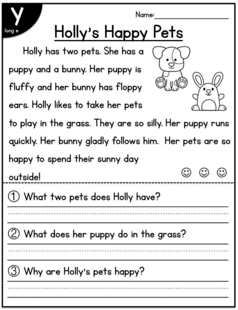Reading Worksheet For Kids Free Printable Digital amp amp PDF 