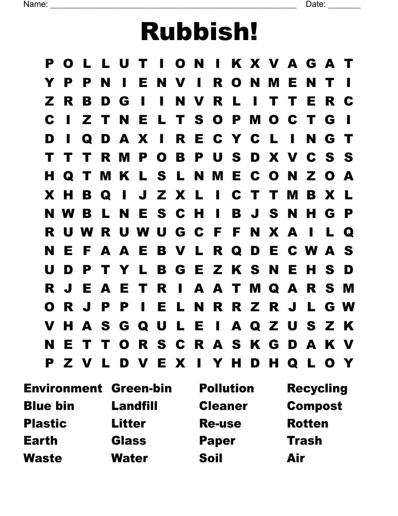 Garbage Trash Crossword Clue