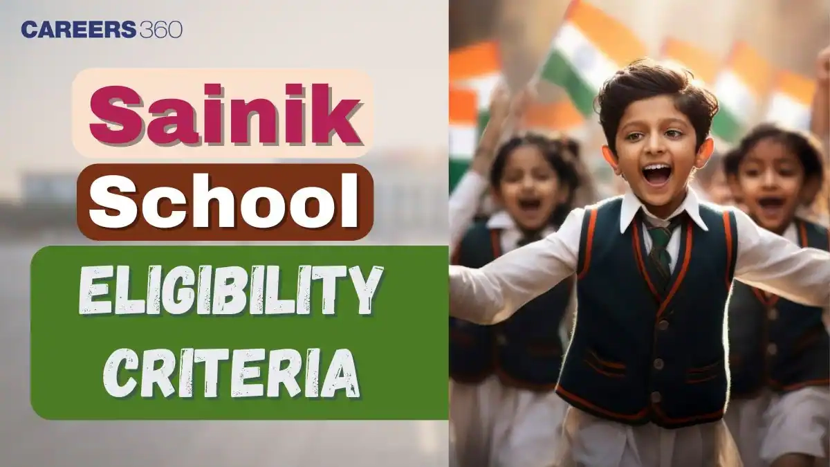 Sainik School Eligibility Criteria 2026 27 For Class 6th amp 9th 