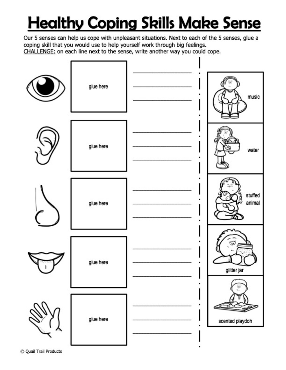Social And Emotional Worksheets For Kids