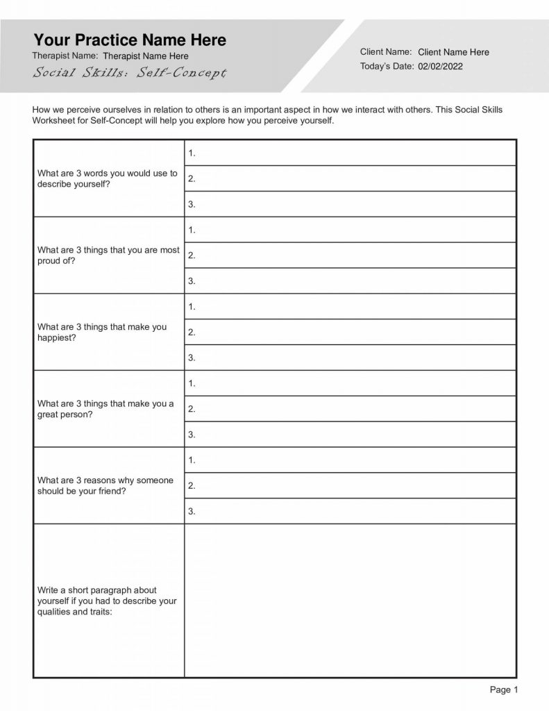 Social Skills Worksheets Bundle Editable Fillable Printable Social Skills Worksheets Bundle Editable Fillable Printable