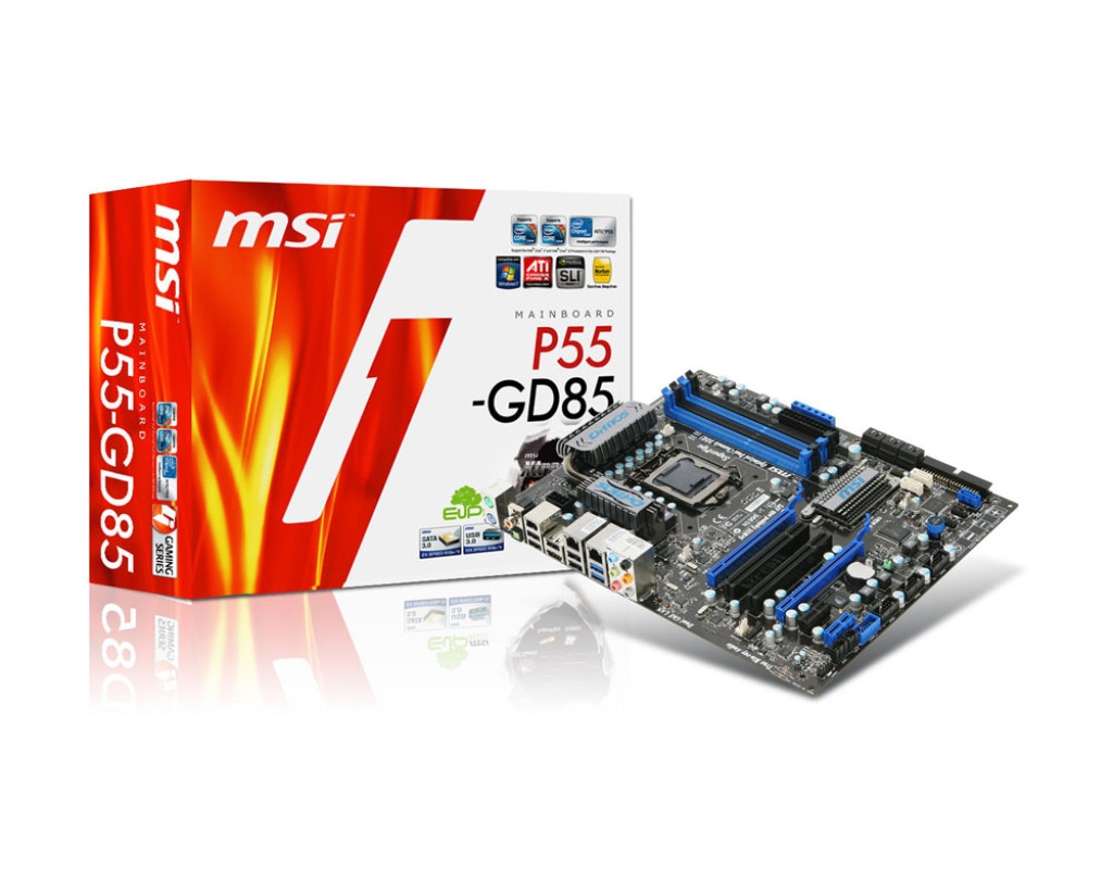 Specification P55 GD85 MSI Deutschland