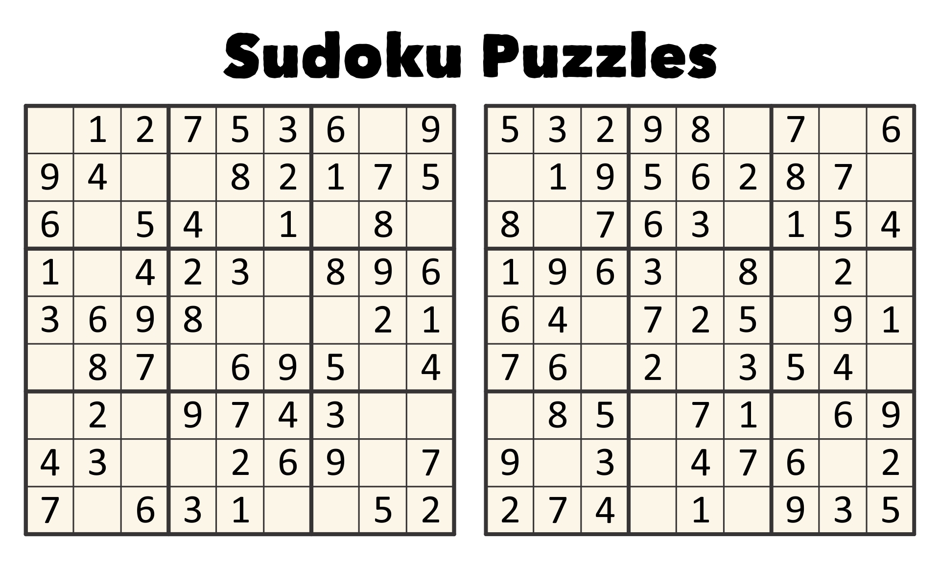 Sudoku Puzzles Printable Free With Answers
