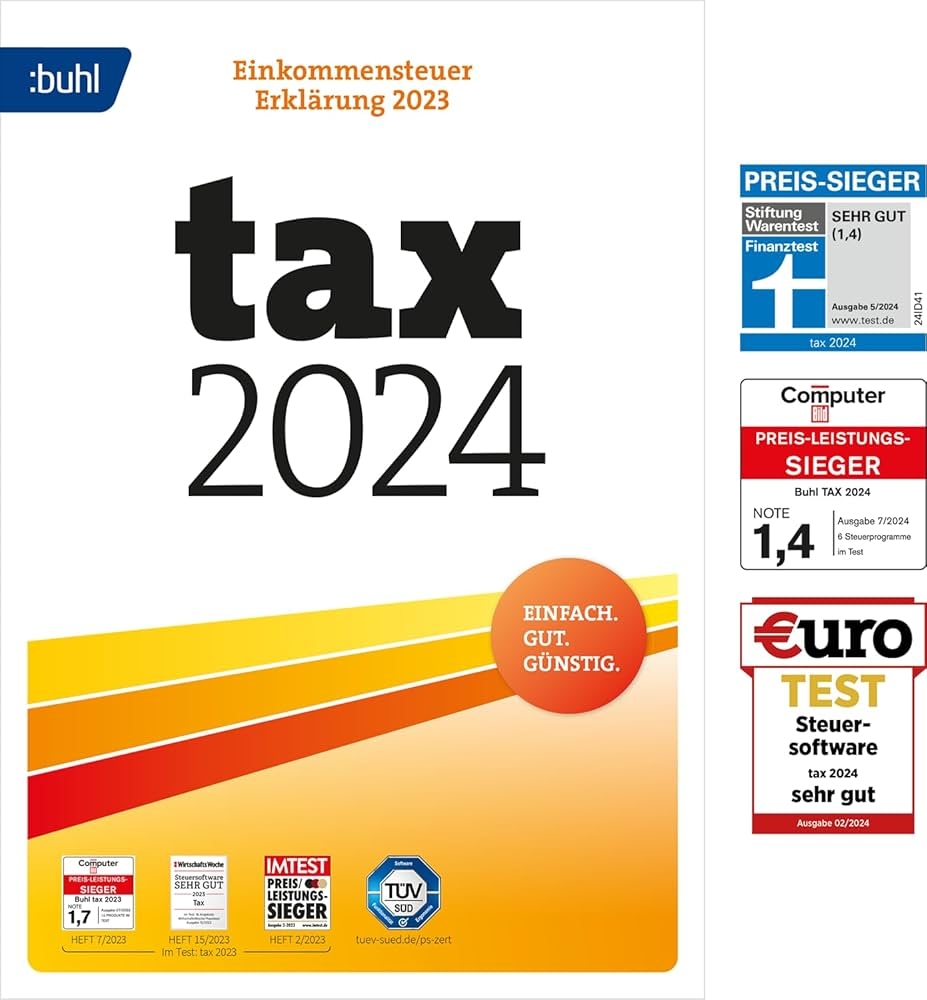 Tax 2024 f r Steuerjahr 2023 PC Aktivierungscode Per Email 