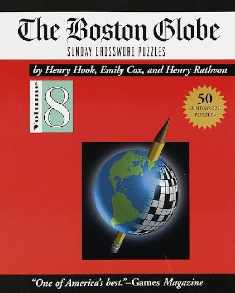 The Boston Globe Sunday Crossword Puzzles 8 Hook Henry Cox 