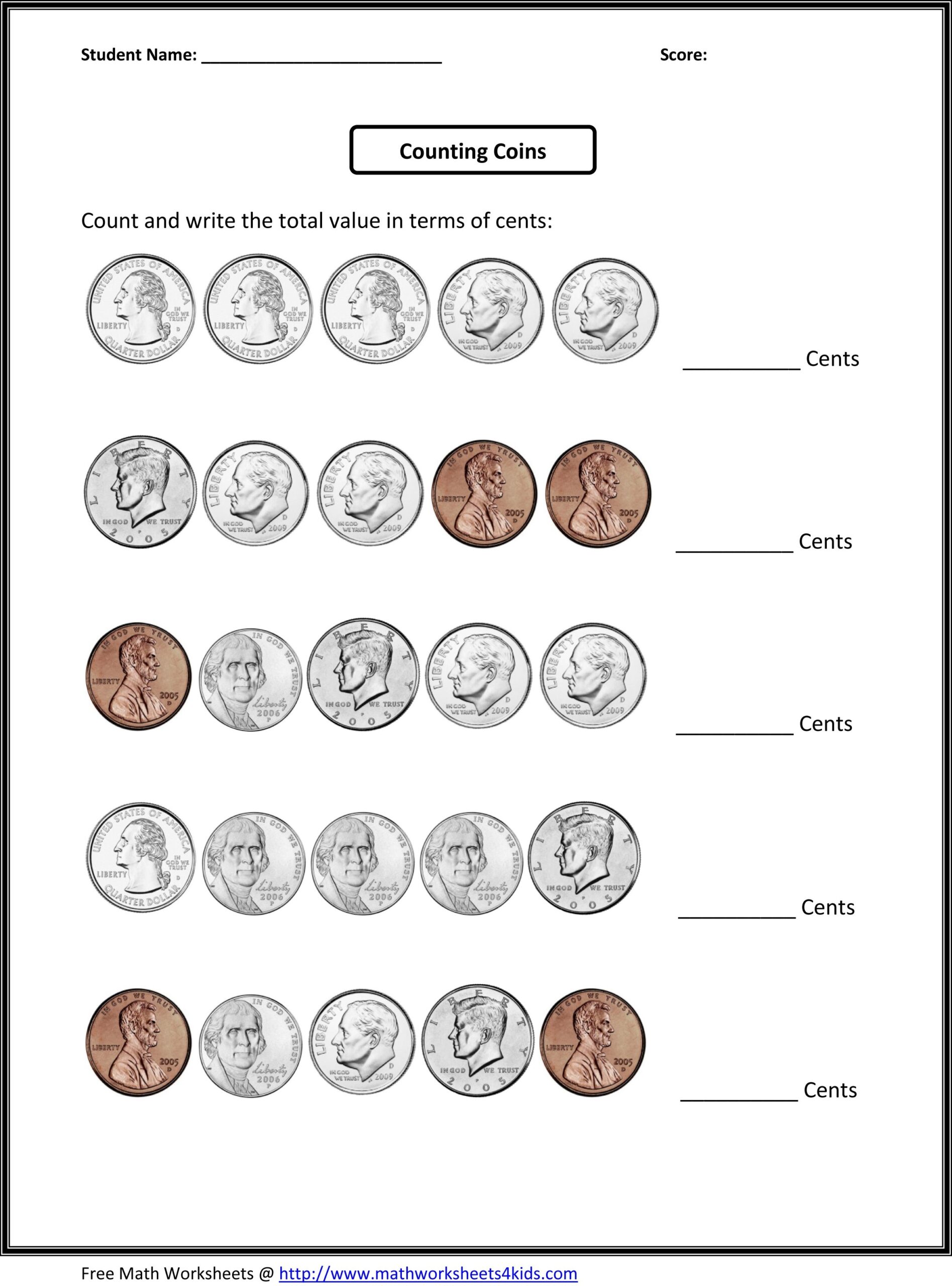 Fourth Grade Worksheets Printable Free