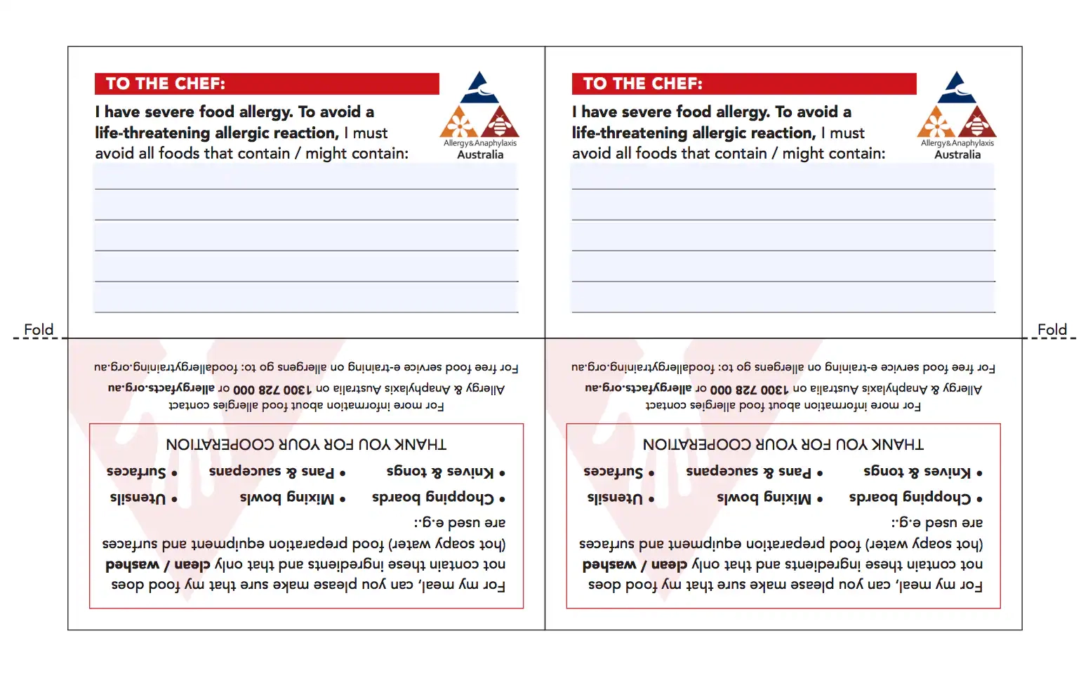 These Multilingual Chef Cards Are Helping People With Food 