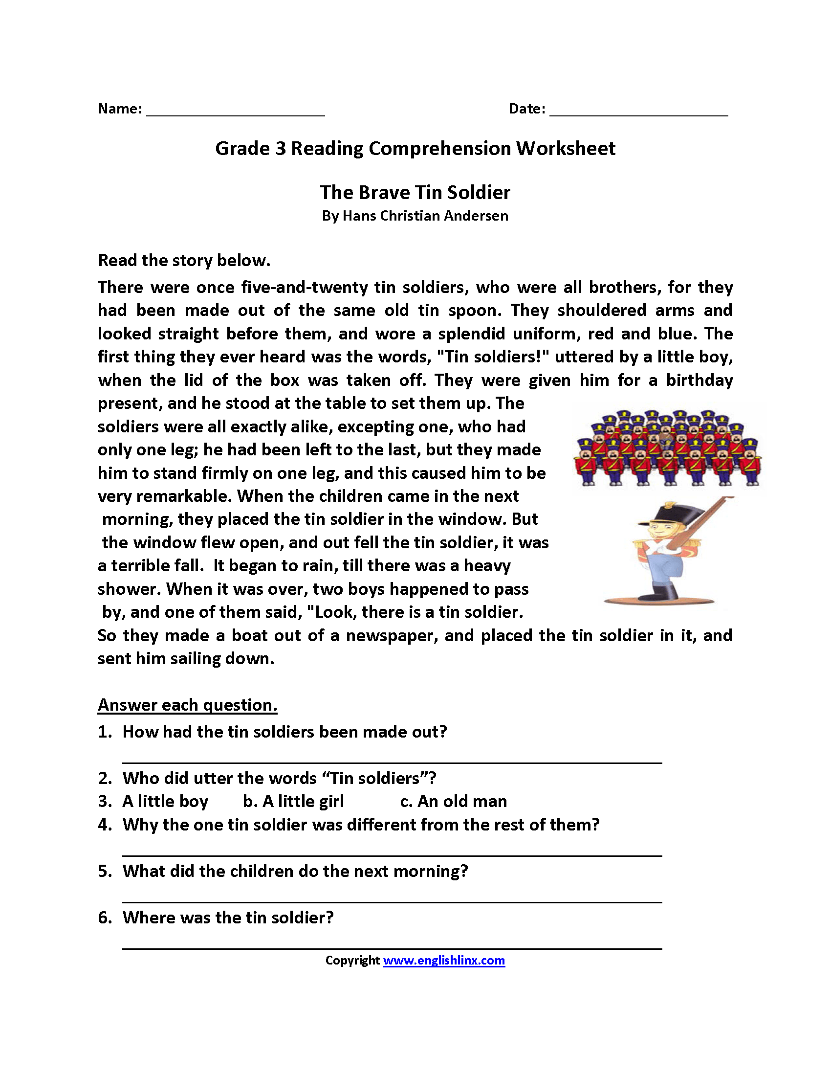 Third Grade Reading Worksheets Improve Fluency amp Vocabulary