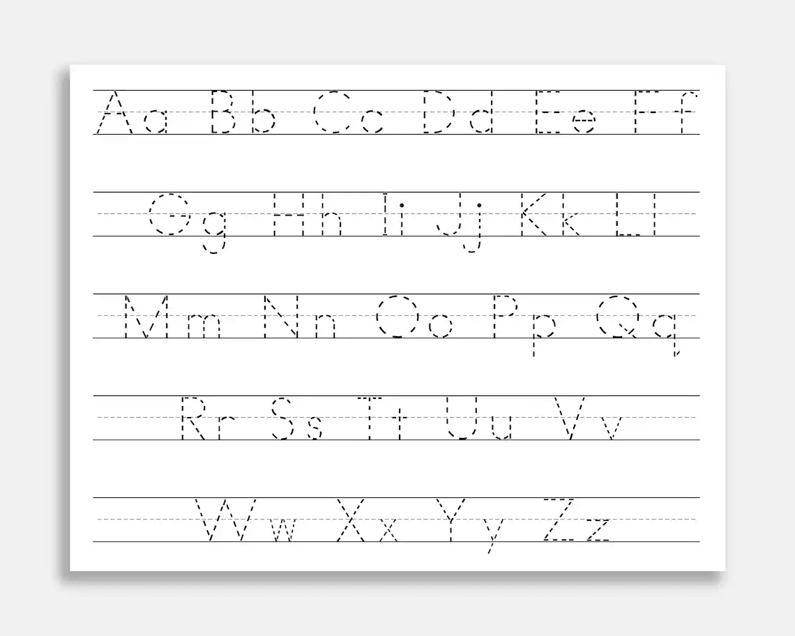Top 10 Worksheets To Practice Writing The Alphabet Teaching 