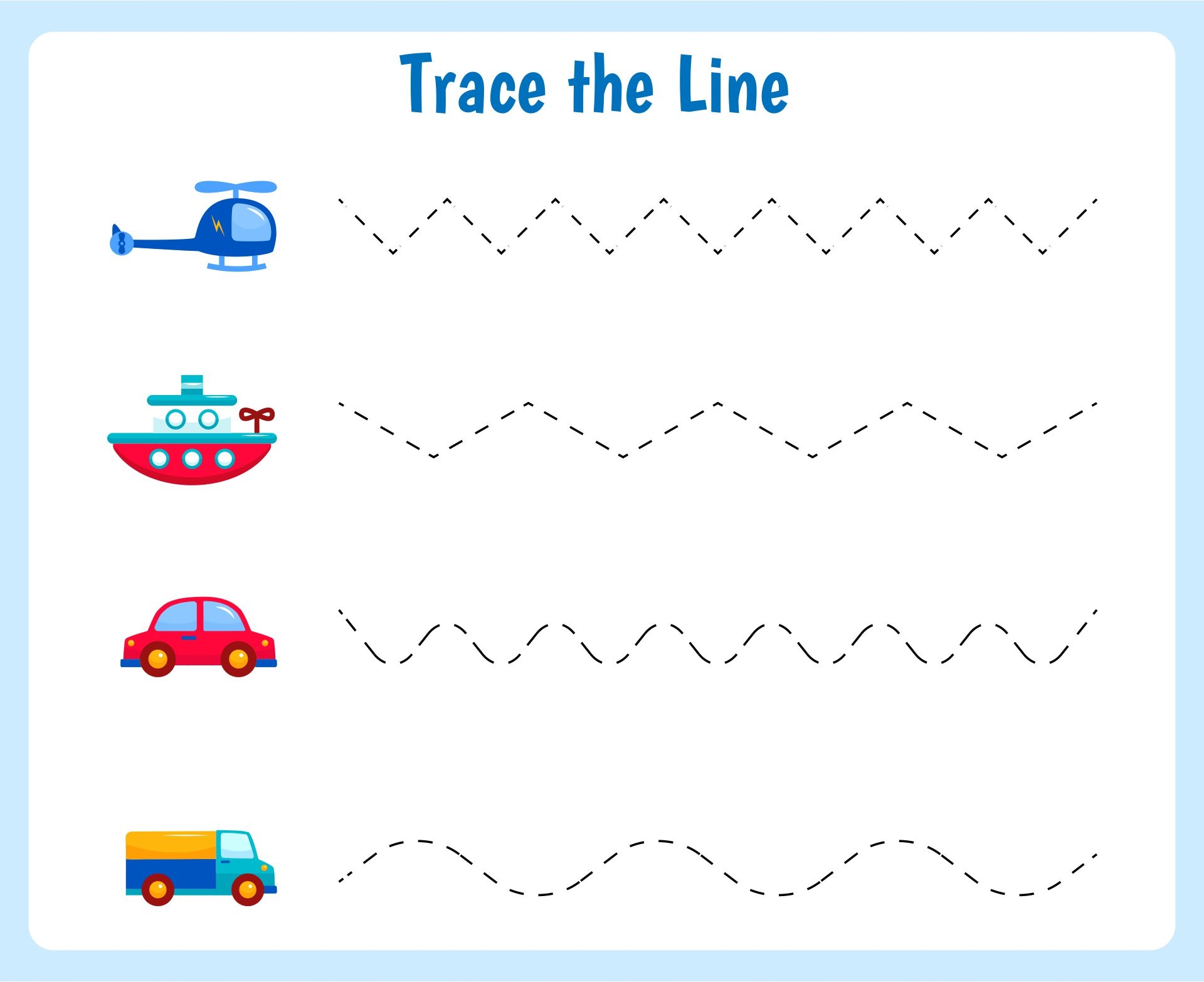 Tracing Lines Worksheets The Teaching Aunt Worksheets Library