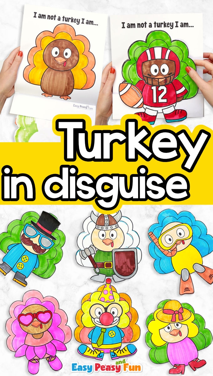 Turkey In Disguise Printable Templates Free Easy Peasy And Fun Turkey In Disguise Printable Templates Free Easy Peasy And Fun