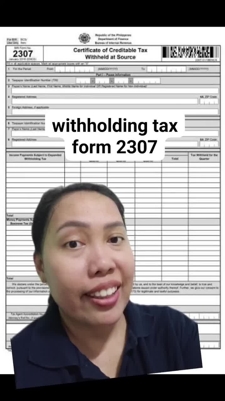 Understanding BIR Form 2307 And Official Receipt TikTok Understanding BIR Form 2307 And Official Receipt TikTok