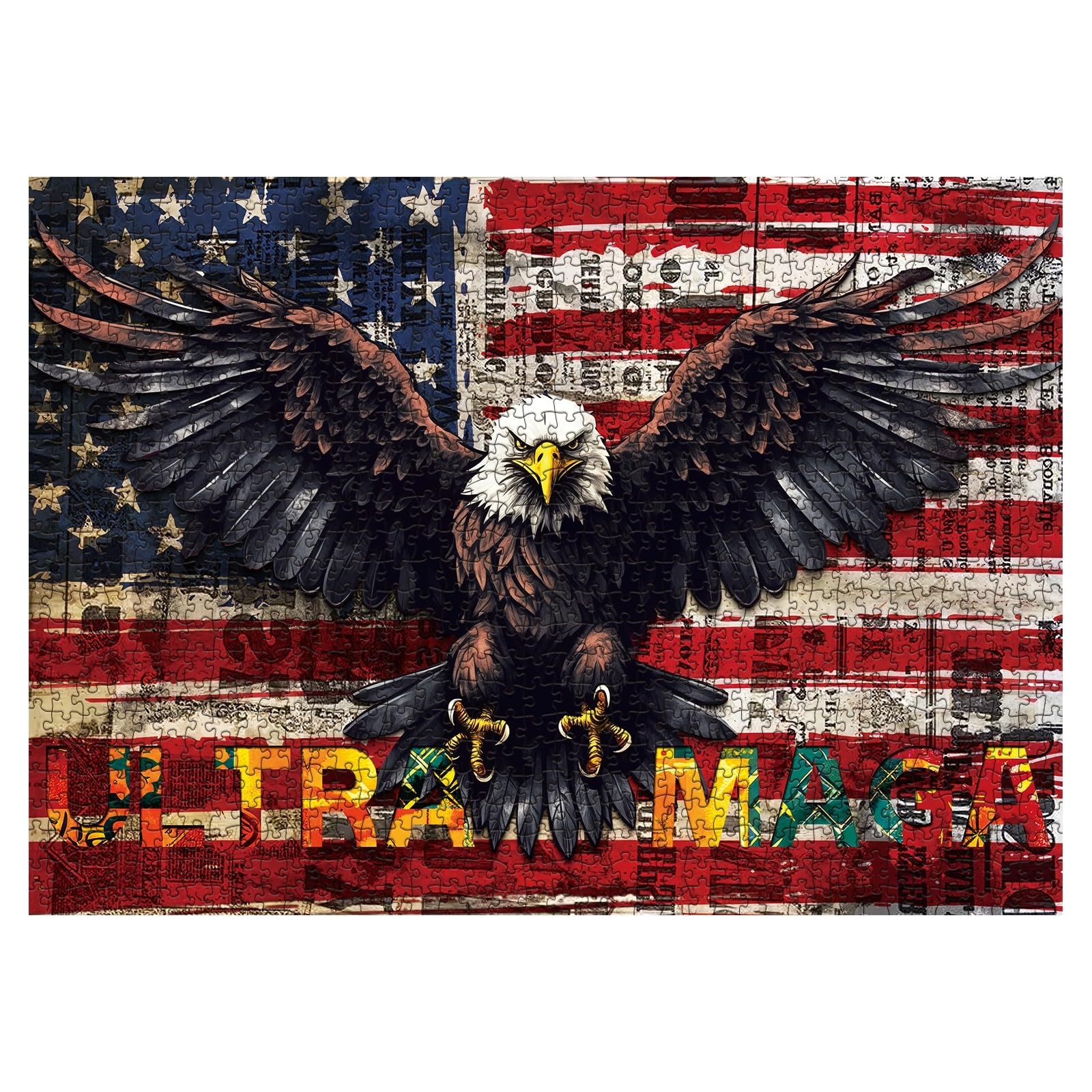 United States Flag Eagle Puzzles For Adults 1000 Pieces USA 