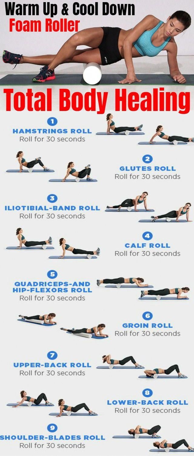 Warm Up And Cool Down For Total Body Healing Using A Foam Roller 