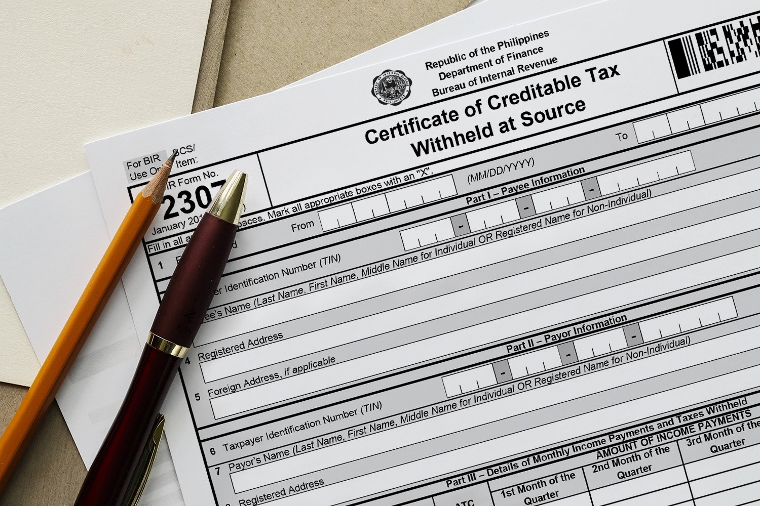 What Is The BIR Form 2307 
