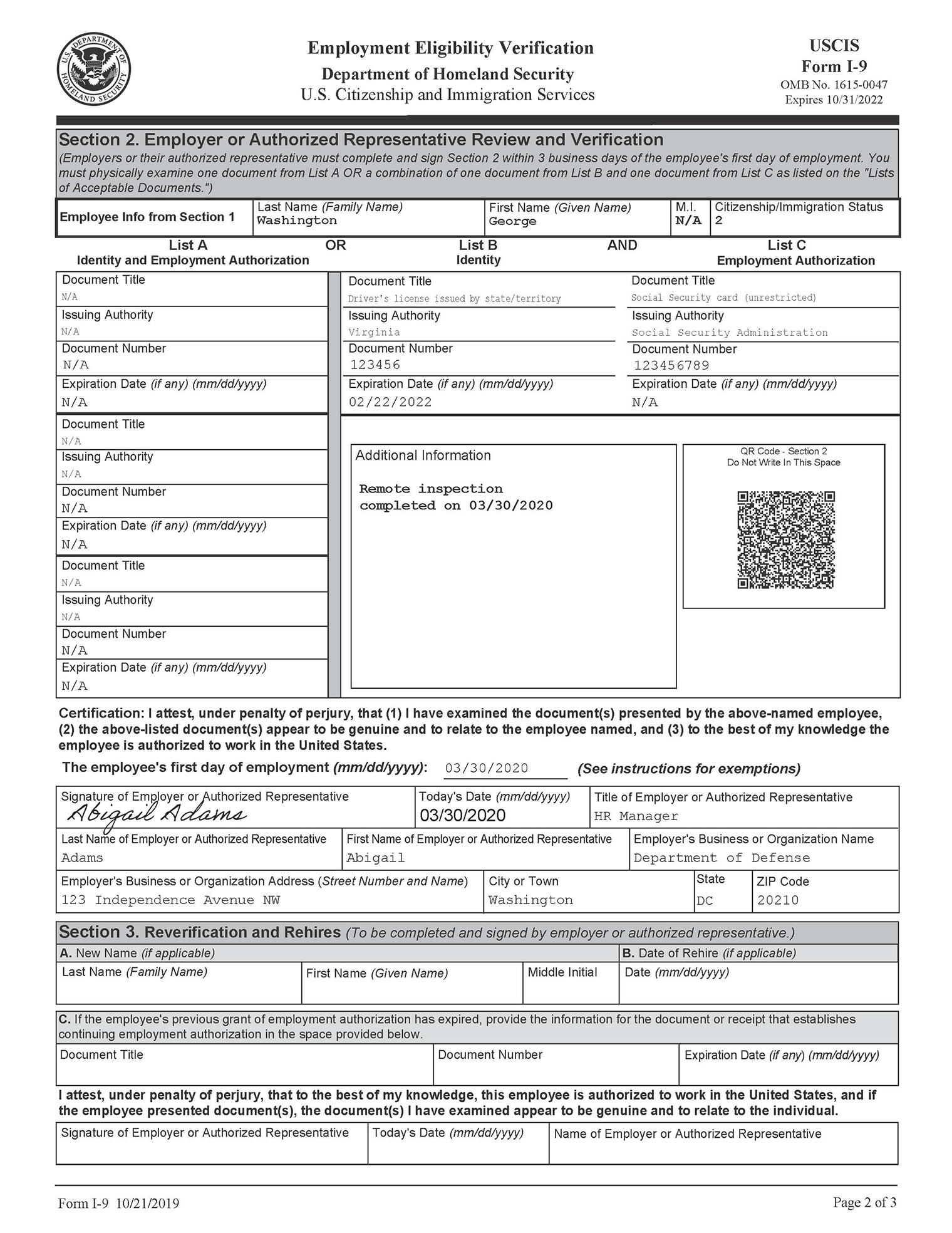 Irs Form I9 Fillable