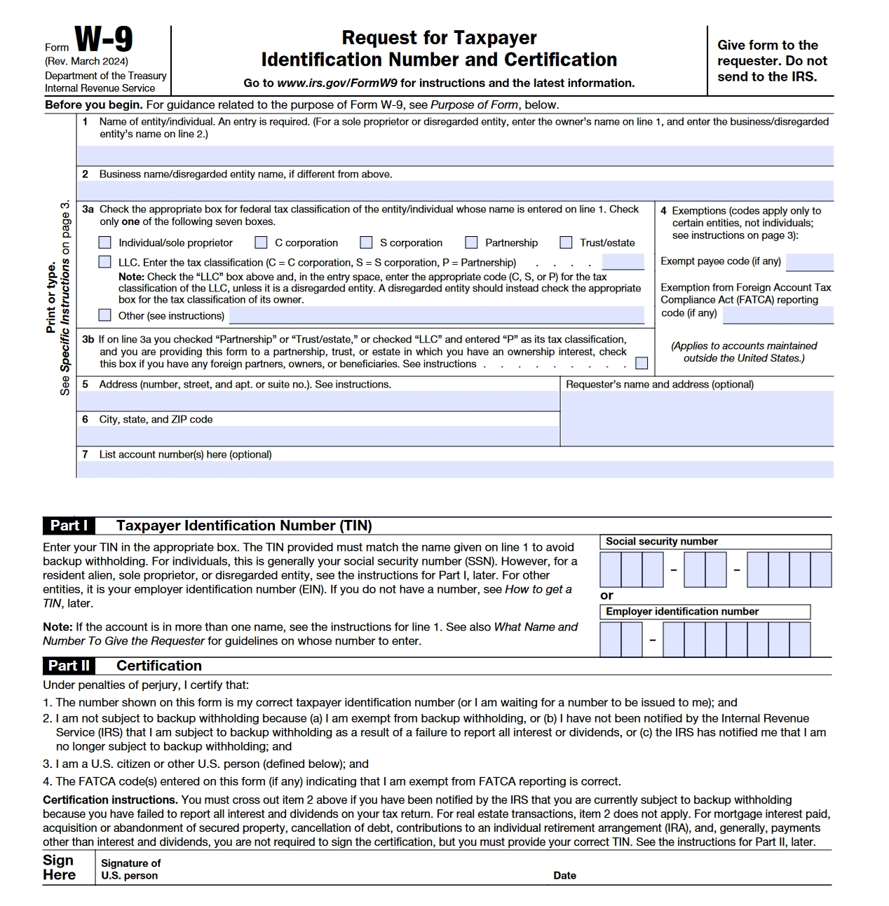 What Is The W9 Form Used For And Who Needs One 