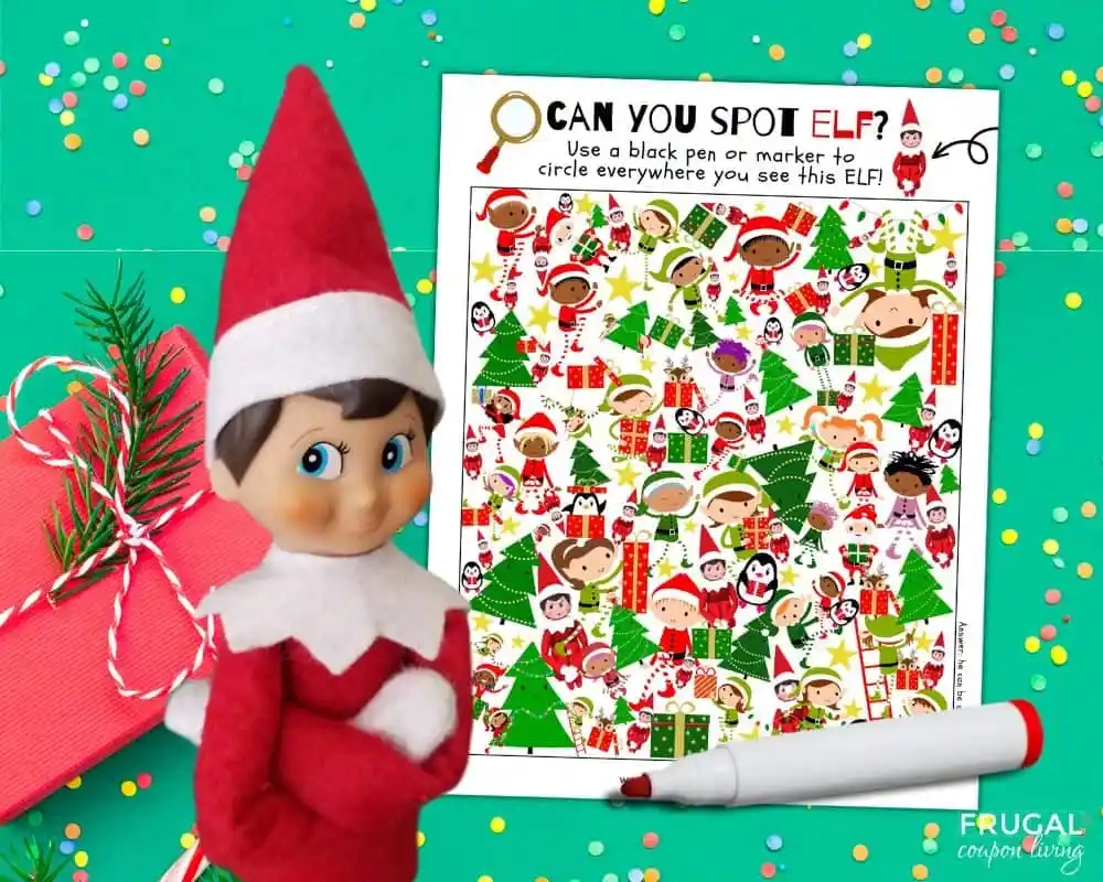 Elf On The Shelf Printable Worksheets