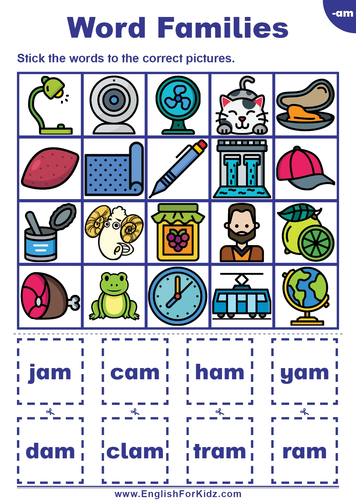 Word Family Free Printable Worksheets Printable Worksheets
