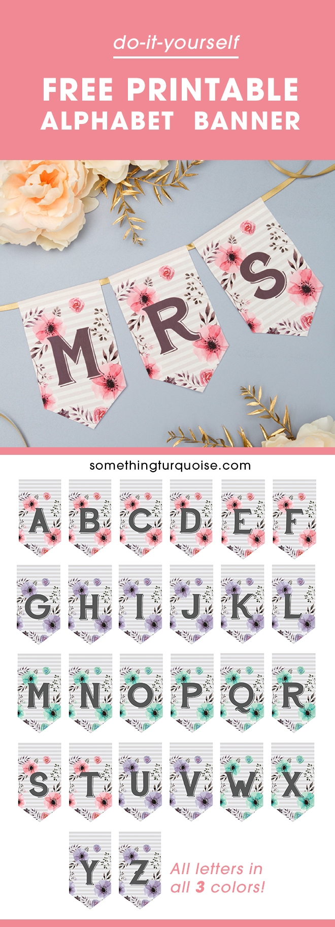 You HAVE To See This Darling Printable Iron on Banner Idea 