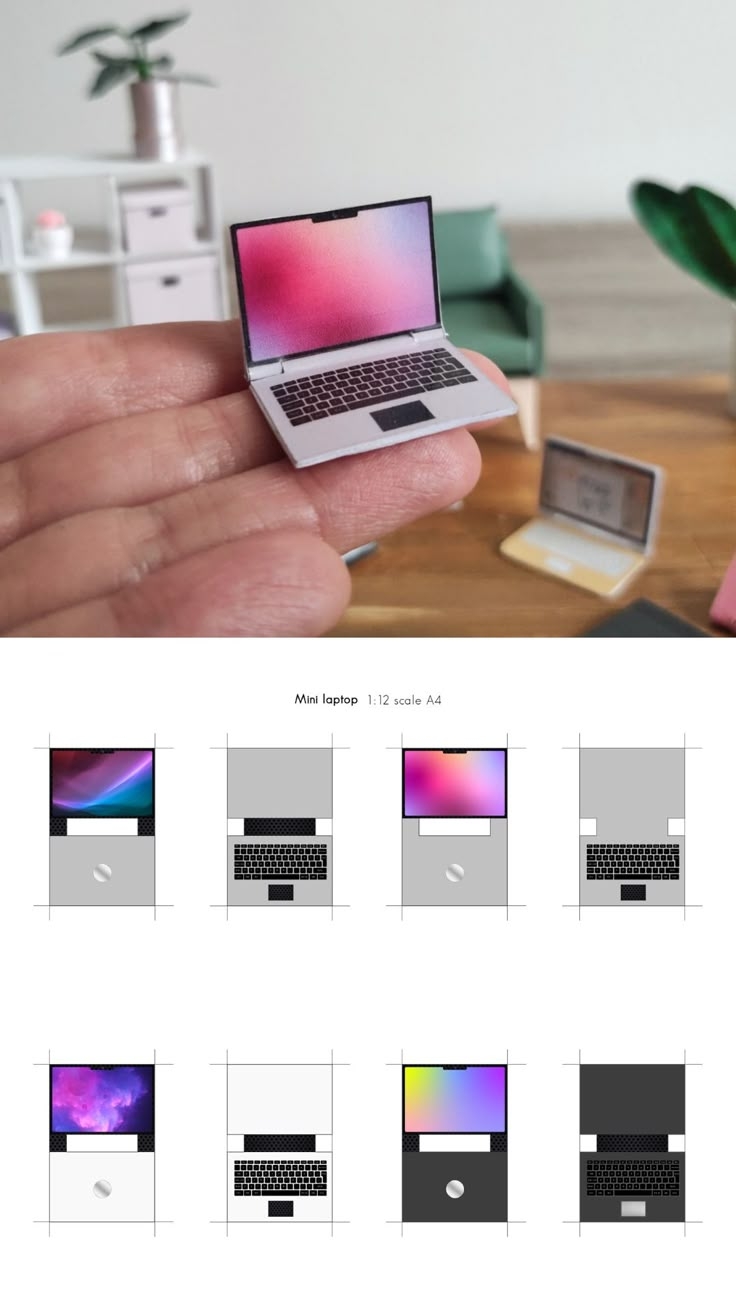 Printable Computer Template