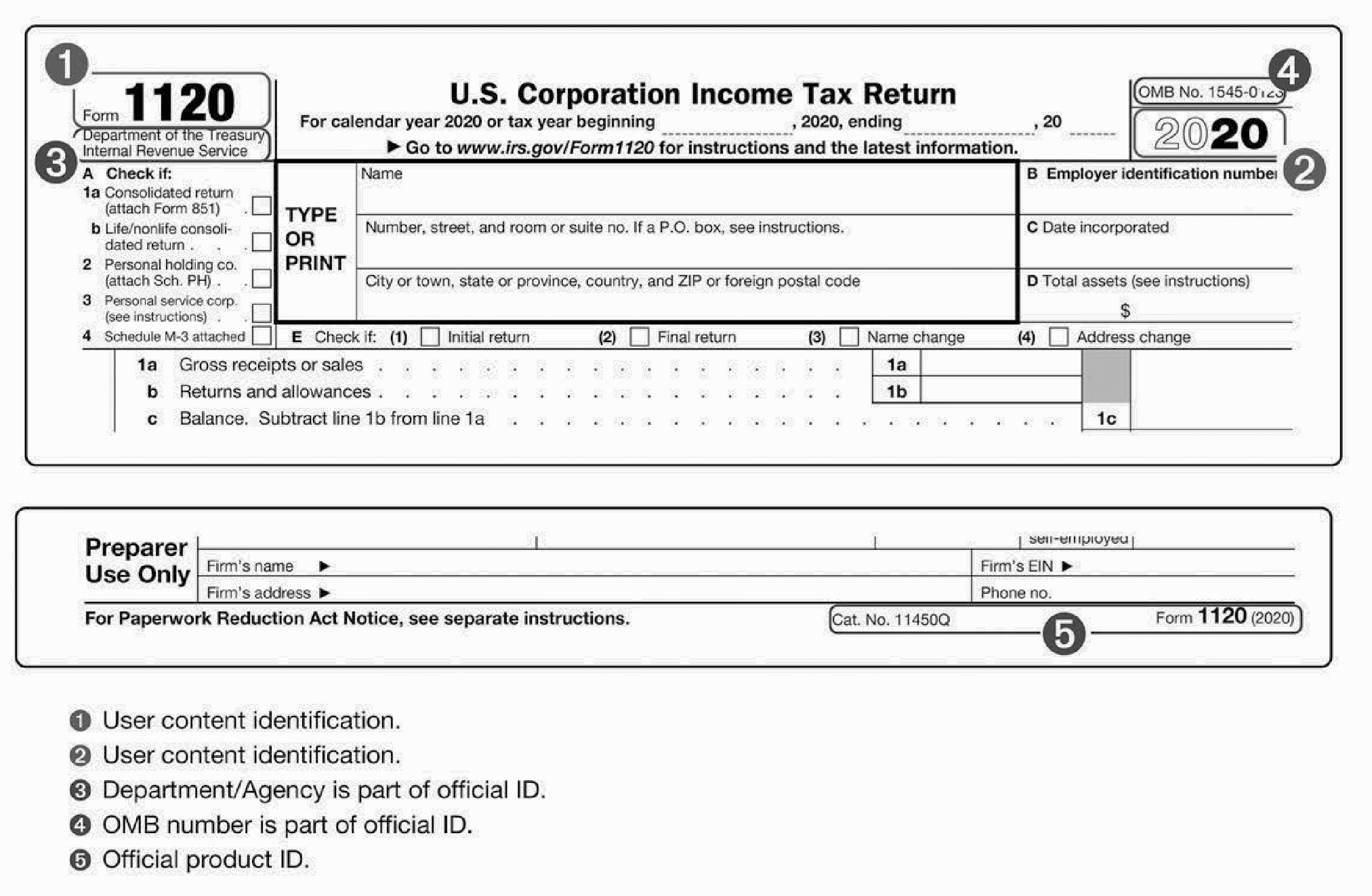 1 17 10 IRS Published Product Identification Internal Revenue 