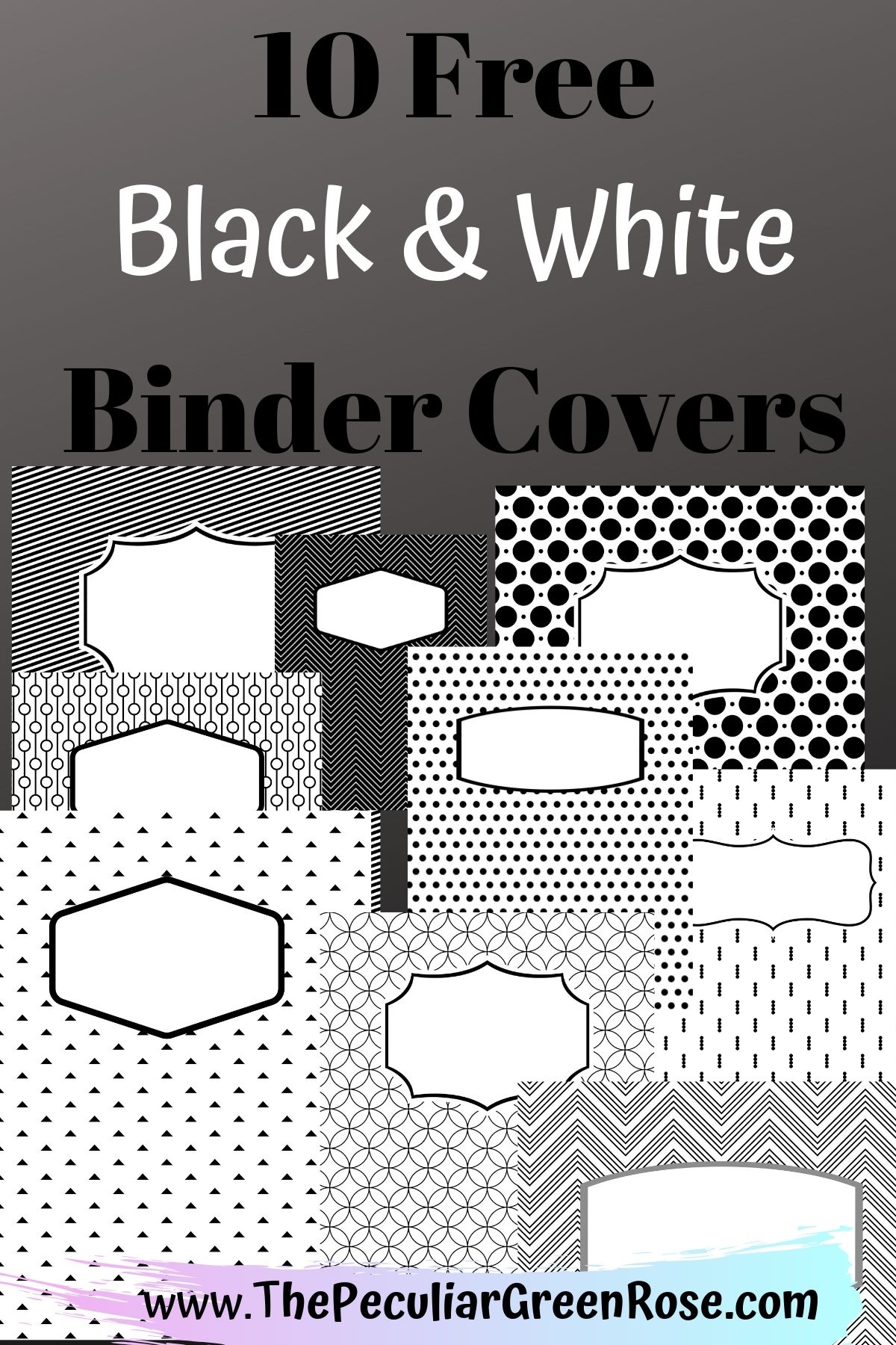 Binder Covers Free Templates