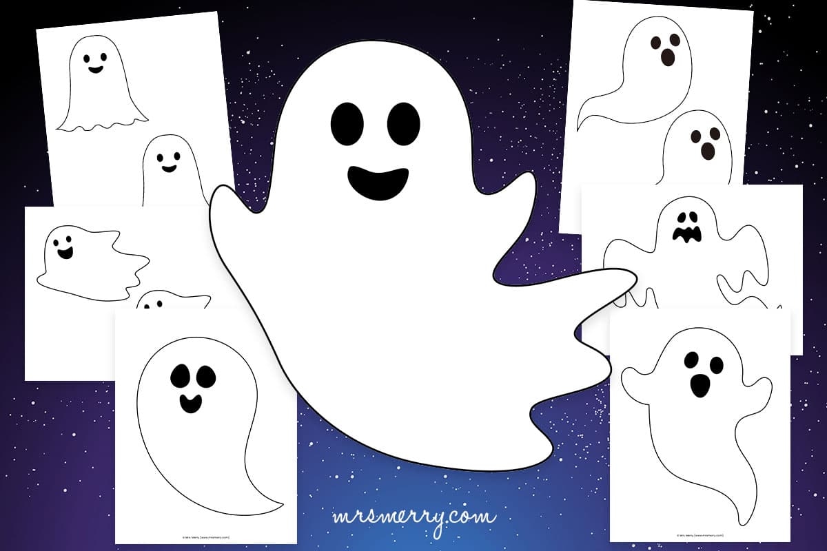Ghost Printable Template