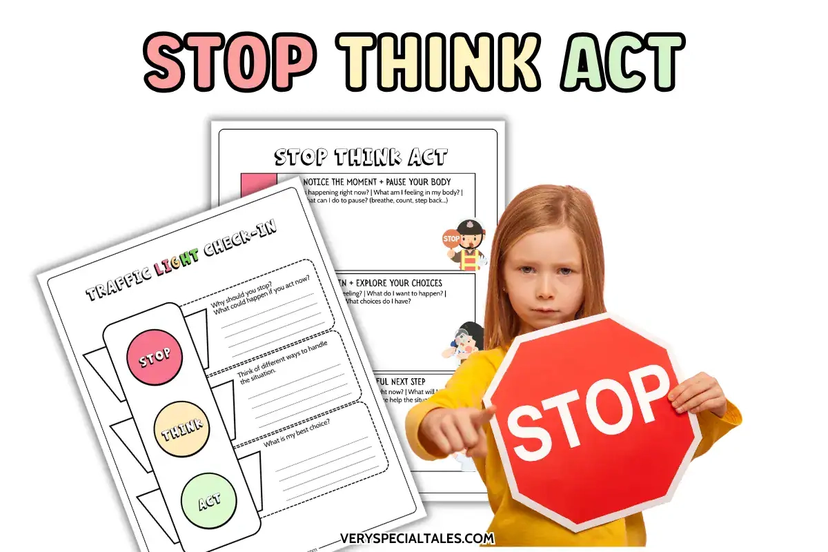 10 Stop Think Act Worksheets And Activities Free Printables 