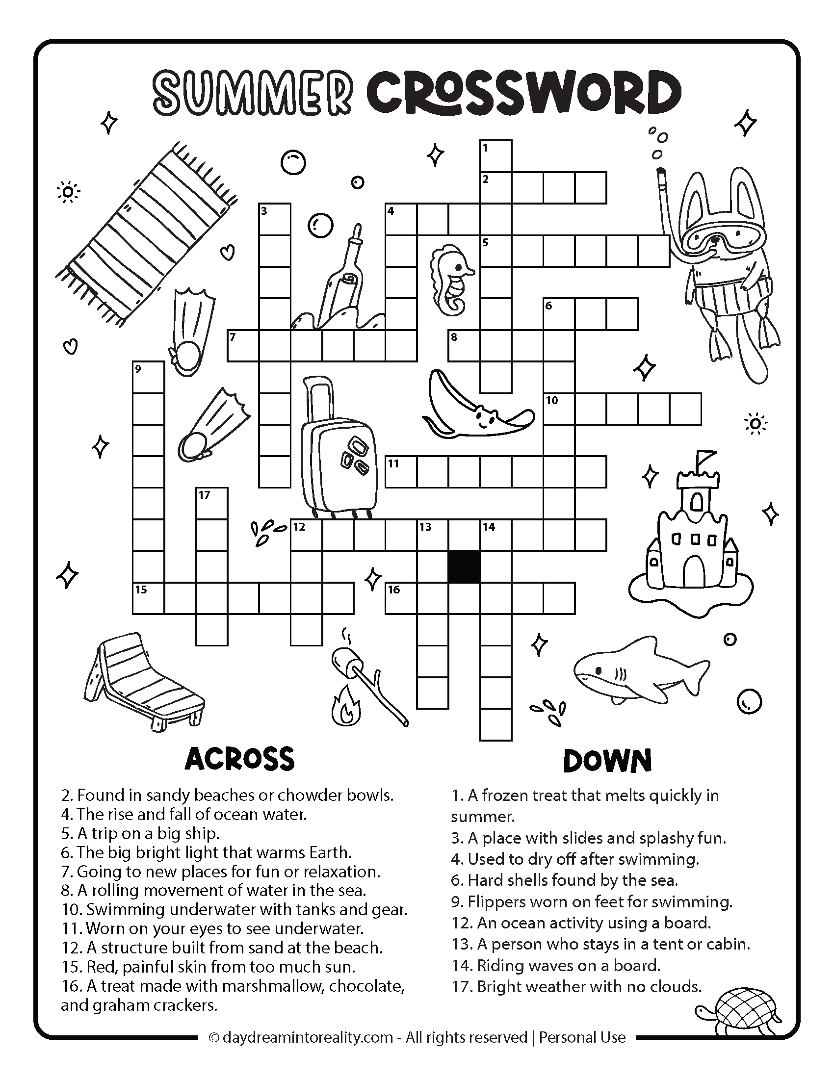 Printable Free Crossword Puzzles With Answers
